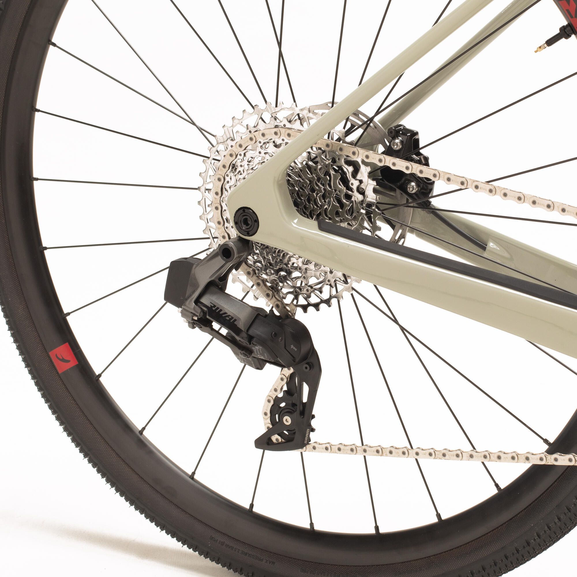 Riverside GCR Rival AXS Carbon Gravel Bike - Lightweight Carbon Frame, SRAM Rival AXS Groupset - Perfect for Adventure Racing, Bikepacking & Off-Road Cycling