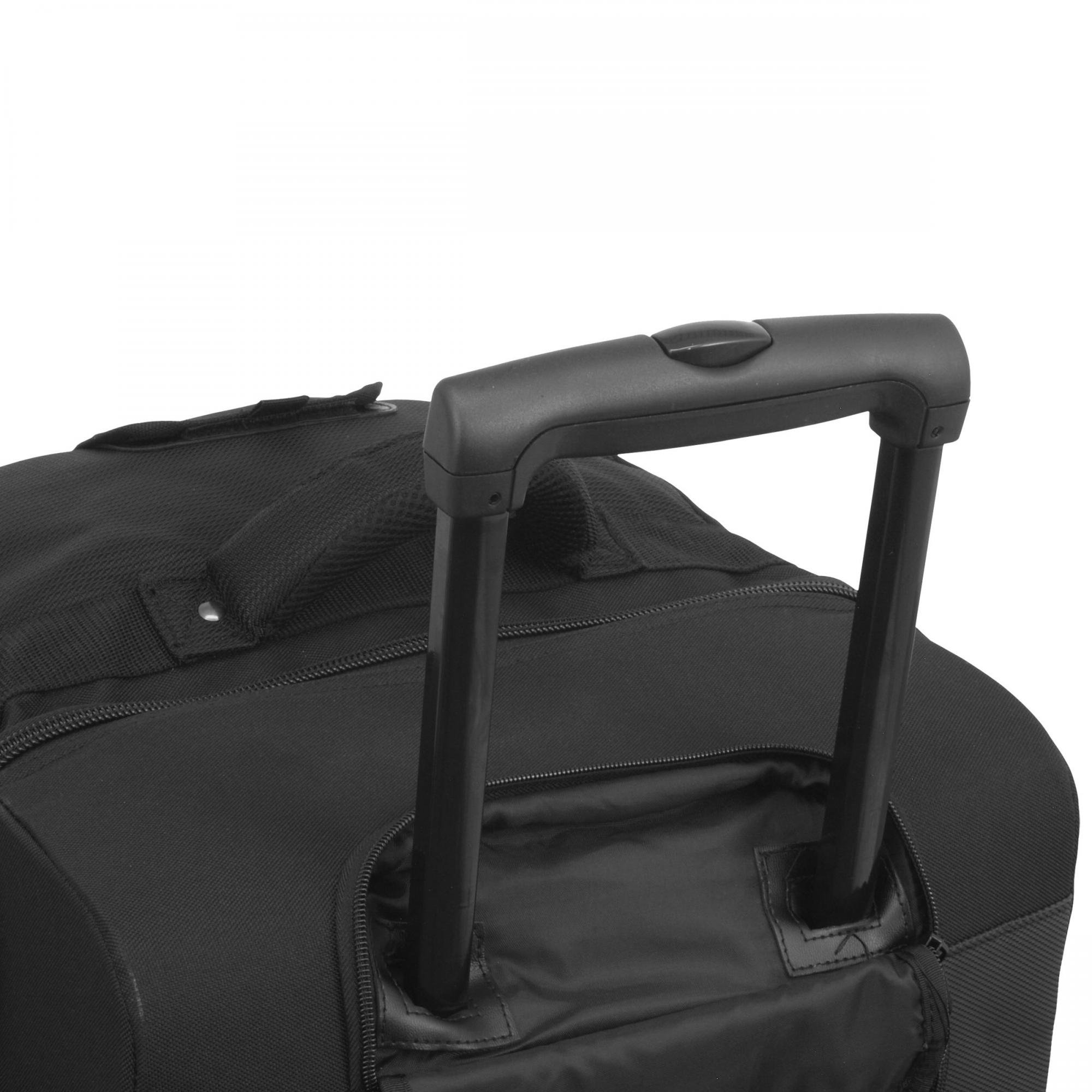 Luggage Gorilla Wheeled Duffel Bag - Black Executive Travel Duffel for Business Trips & Weekend Getaways | Durable Spinner Suitcase with 360° Wheels