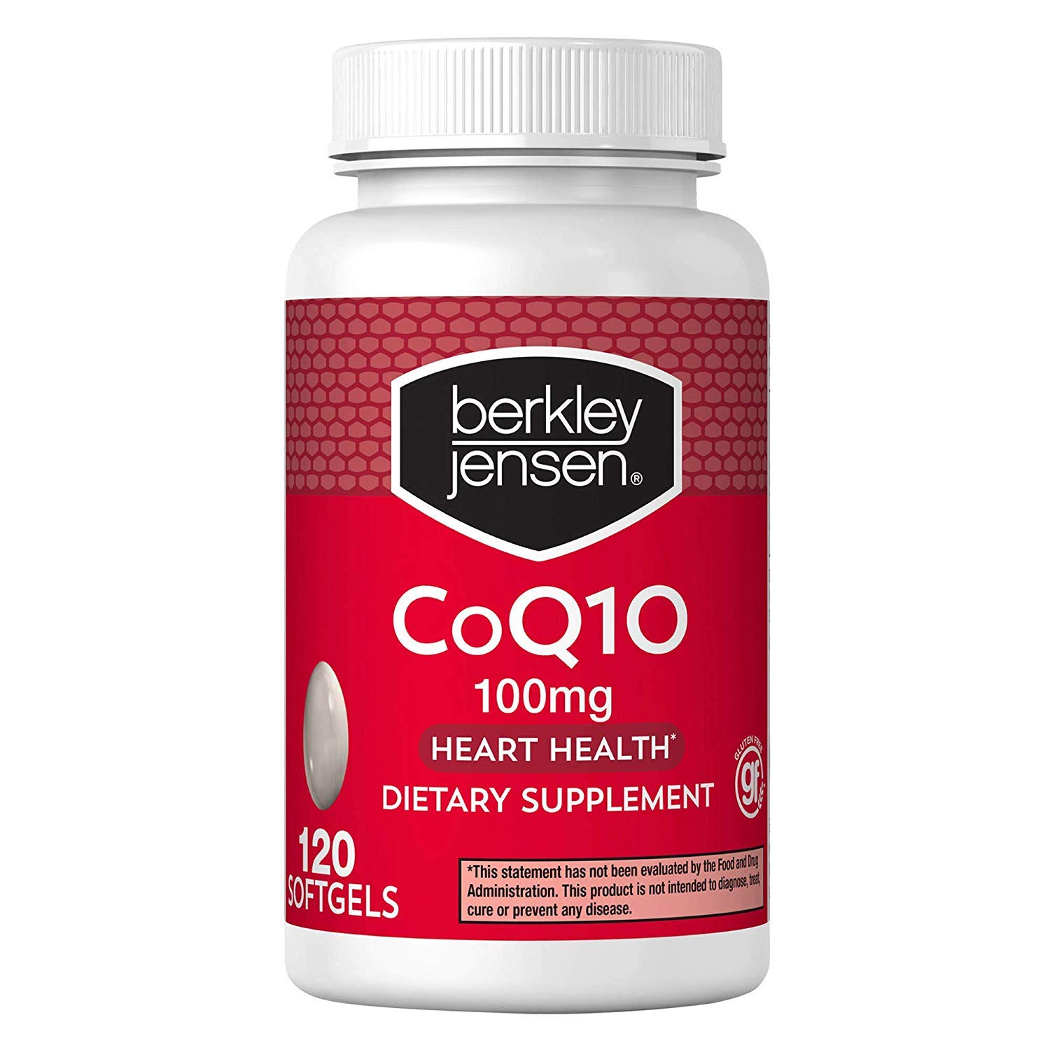 Berkley Jensen CoQ10 Dietary Supplement - 120 Softgels for Heart Health, Energy & Antioxidant Support - Perfect for Adults & Seniors