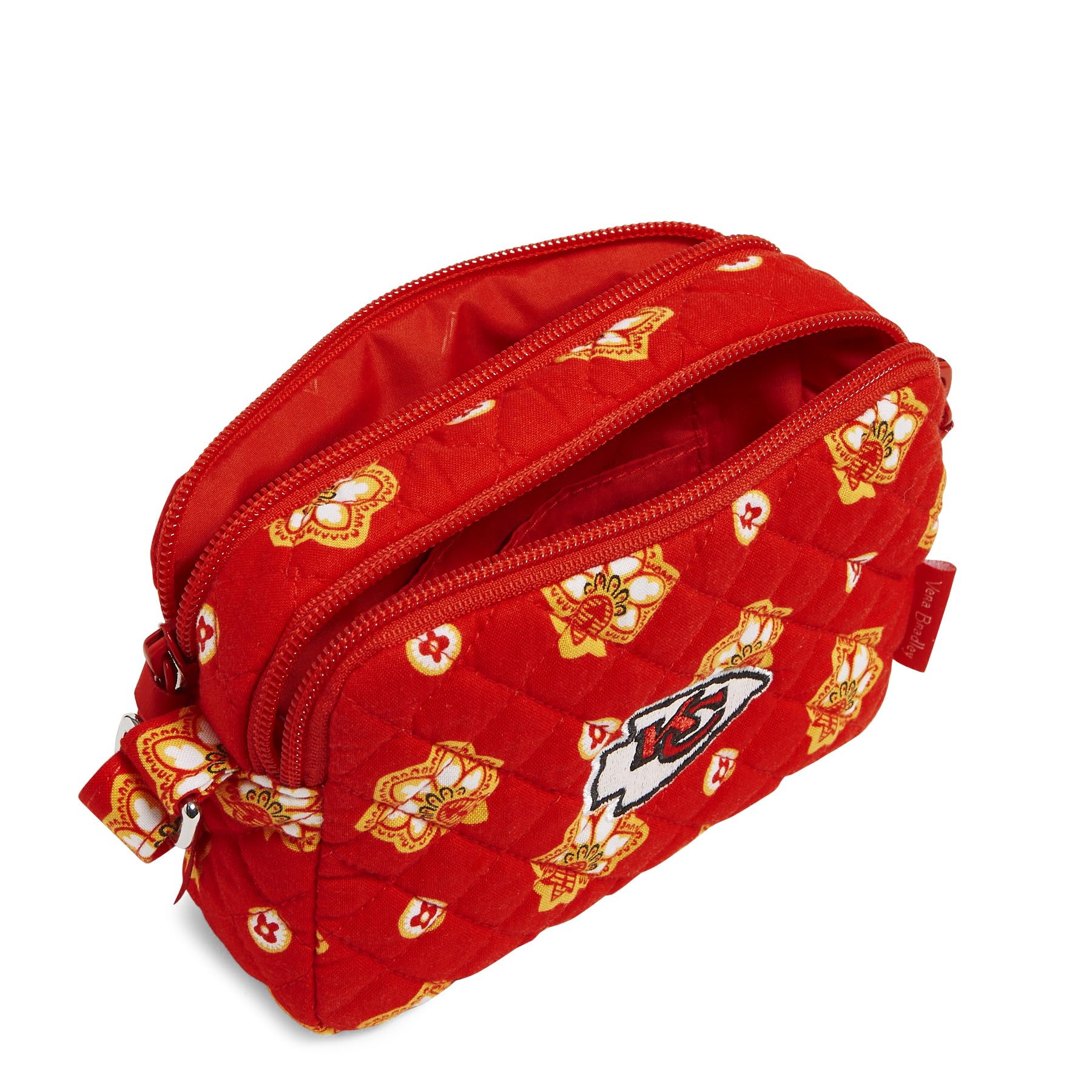 Vera Bradley Women's Cotton NFL Small Crossbody Bag - Lightweight & Durable (Multiple Team Options) - Perfect for Game Day, Travel & Everyday Use