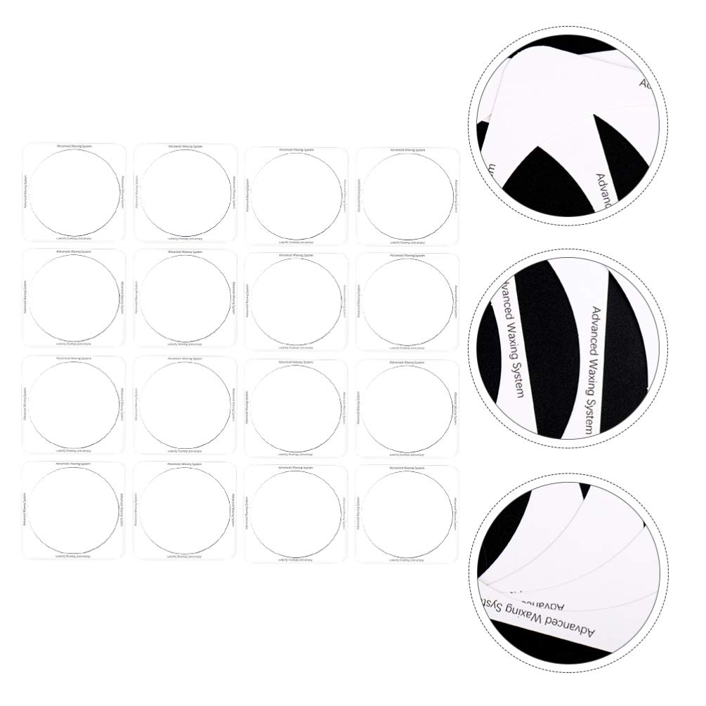 Lurrose 20pcs Hair Waxing Bean Machine Washers - Non-Stick Bakery Tissue Wax Heater Supplies & Wax Warmer Accessories for Hair Removal - Ideal for Salon, Spa & Home Use