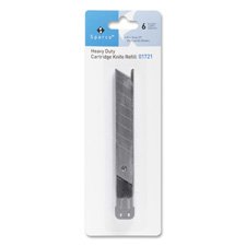 Sparco Utility Knife Refill Blades - Pack of 6 Replacement Blades for Box Cutters | Perfect for Office, Warehouse & Home DIY Projects