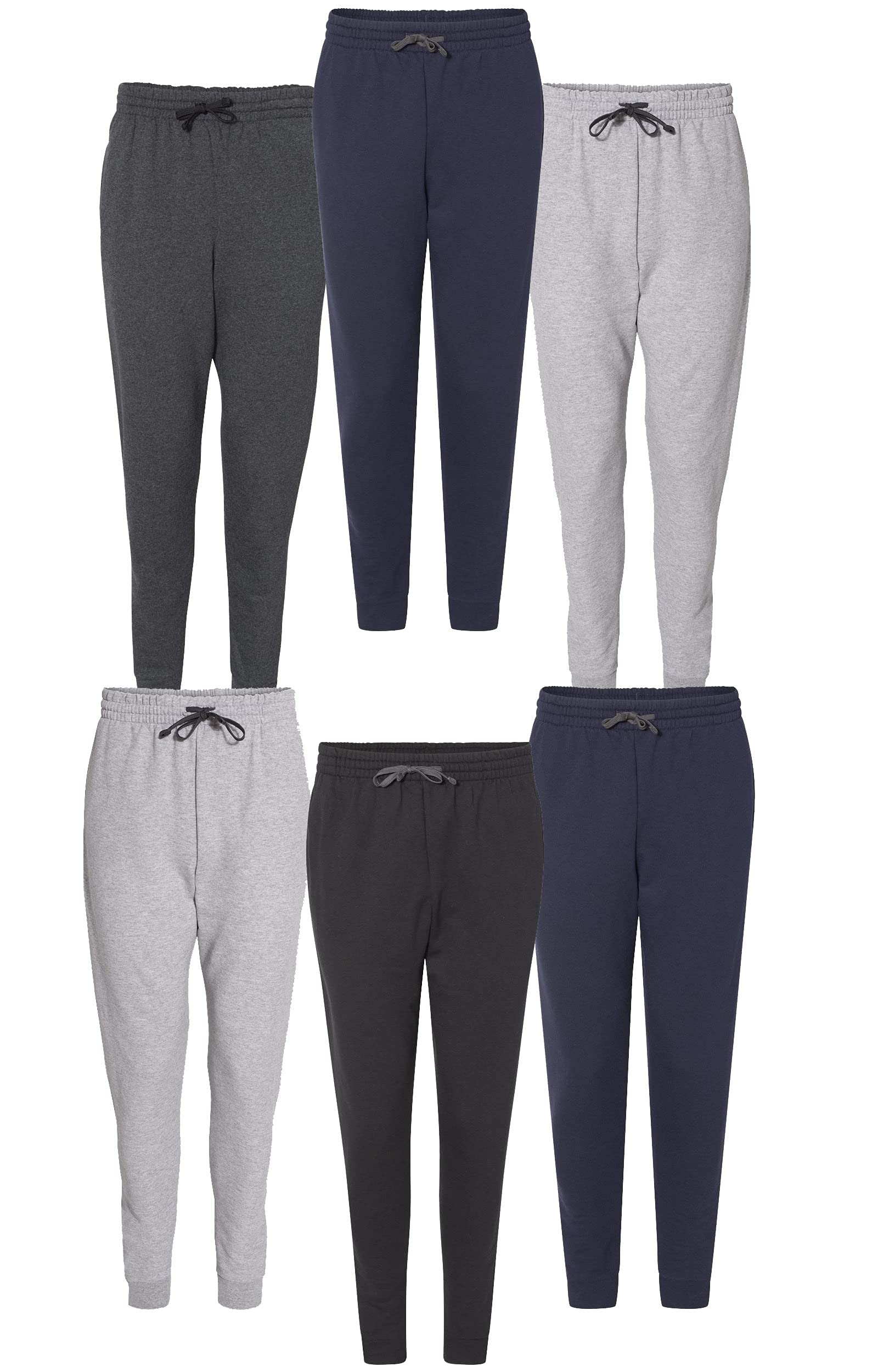 **Premium Men's Jogger Sweatpants Multipack (3/6/10 Pack) - Custom Assorted Colors | Comfortable & Stylish for Gym, Lounge & Casual Wear**