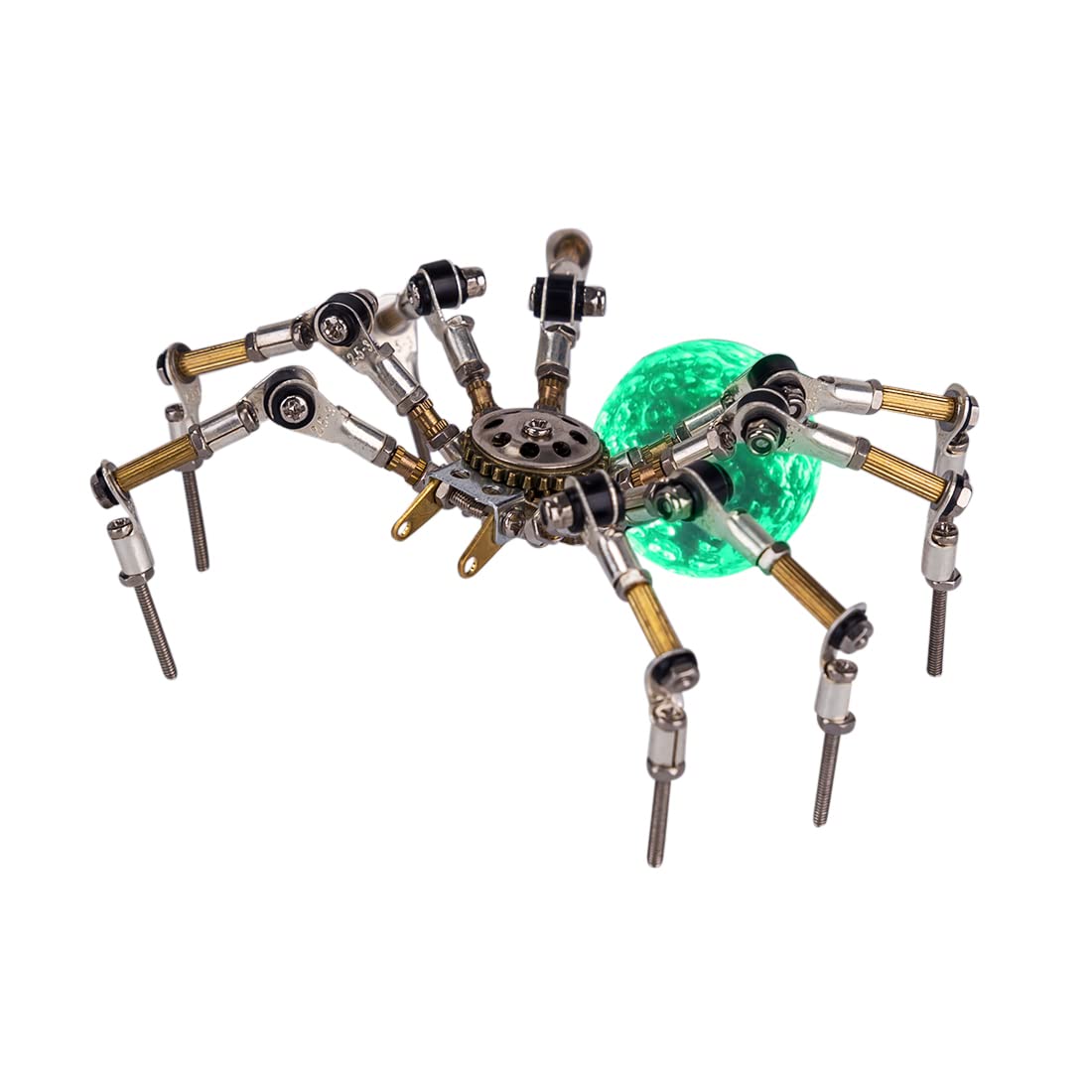 3D Metal Puzzle Model Kit - DIY Glow in The Dark Spider Jigsaw Puzzle for Adults & Teens - Insect Model Building Toy - Unique Christmas & Birthday Gift Idea for Puzzle Lovers - Perfect for Home Decor, STEM Learning & Stress Relief