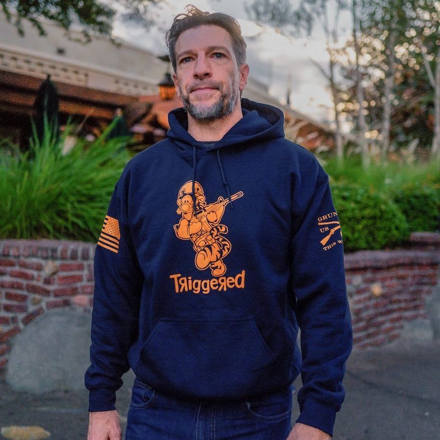 Triggered Hoodie Navy - Stylish & Comfortable Pullover for Men & Women - Perfect for Casual Wear, Gym, and Outdoor Activities