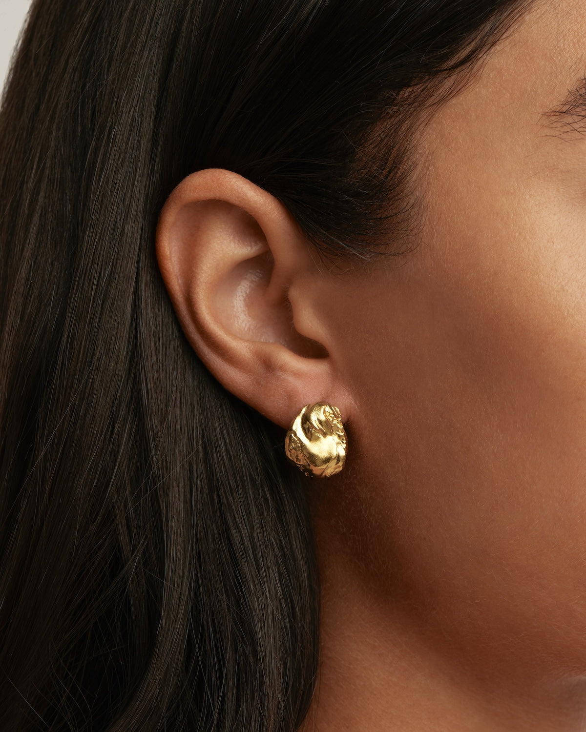 18K Gold Vermeil Drift Drop Earrings for Women - Elegant Dangling Hoop Earrings for Everyday Wear & Special Occasions