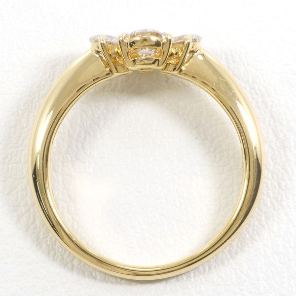 18K Yellow Gold Diamond Ring for Women - Elegant Solitaire Engagement & Wedding Band - Perfect for Proposals, Anniversaries, and Special Occasions