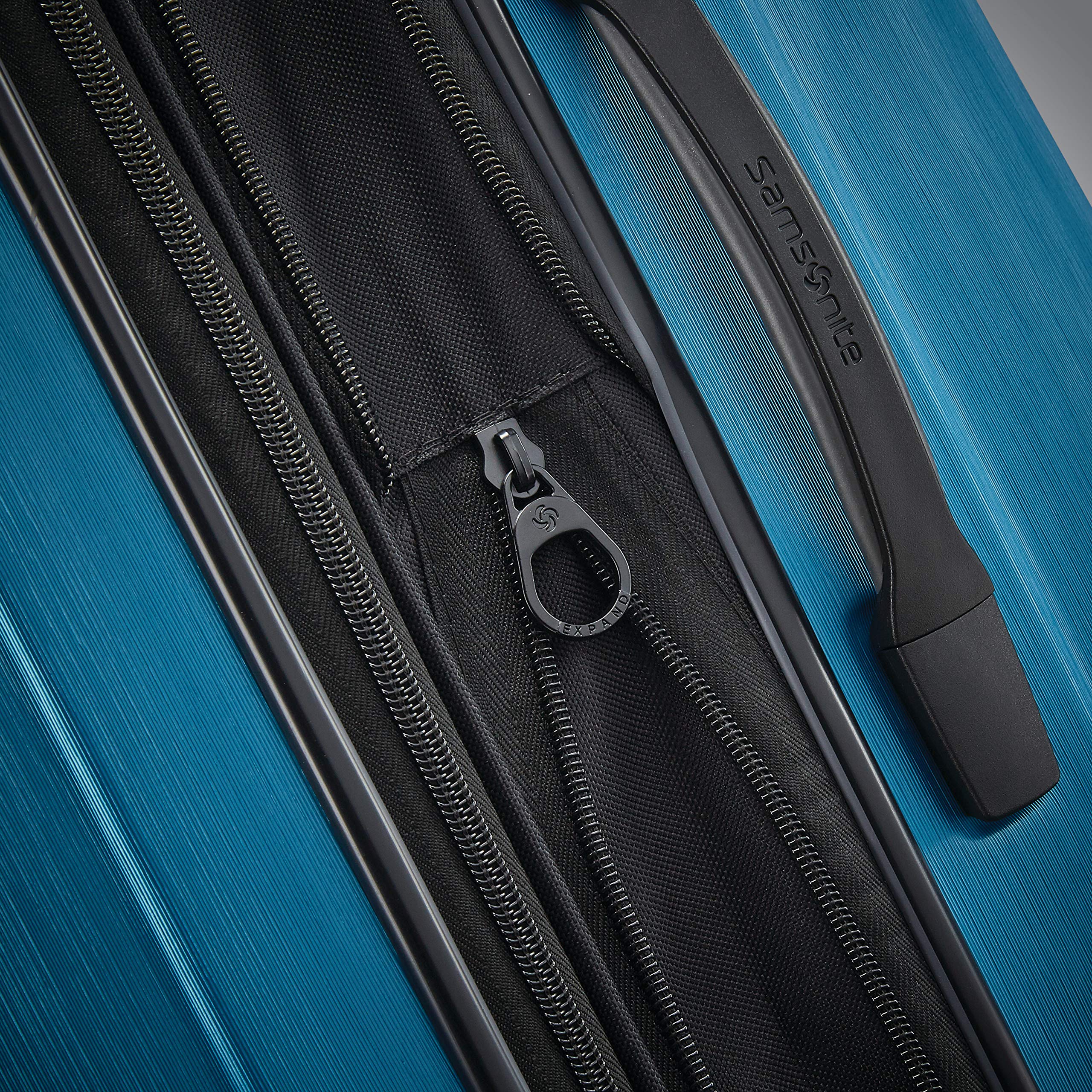Samsonite Centric 2 Expandable Hardside Spinner Wheel Carry-On Luggage 20 Inch, Lightweight Durable Suitcase for Travel - Perfect for Business Trips & Weekend Getaways (Caribbean Blue)