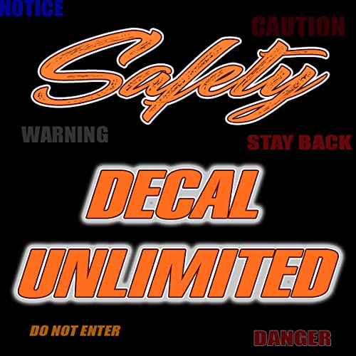 Caution Wide Right Turns Sticker - Heavy Duty Safety Decal for 18 Wheeler Trailers & Construction Trucks | Made in USA | Perfect for Trucking Companies & Road Safety Awareness