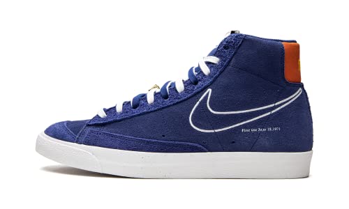 Deep Royal Blue White Orange