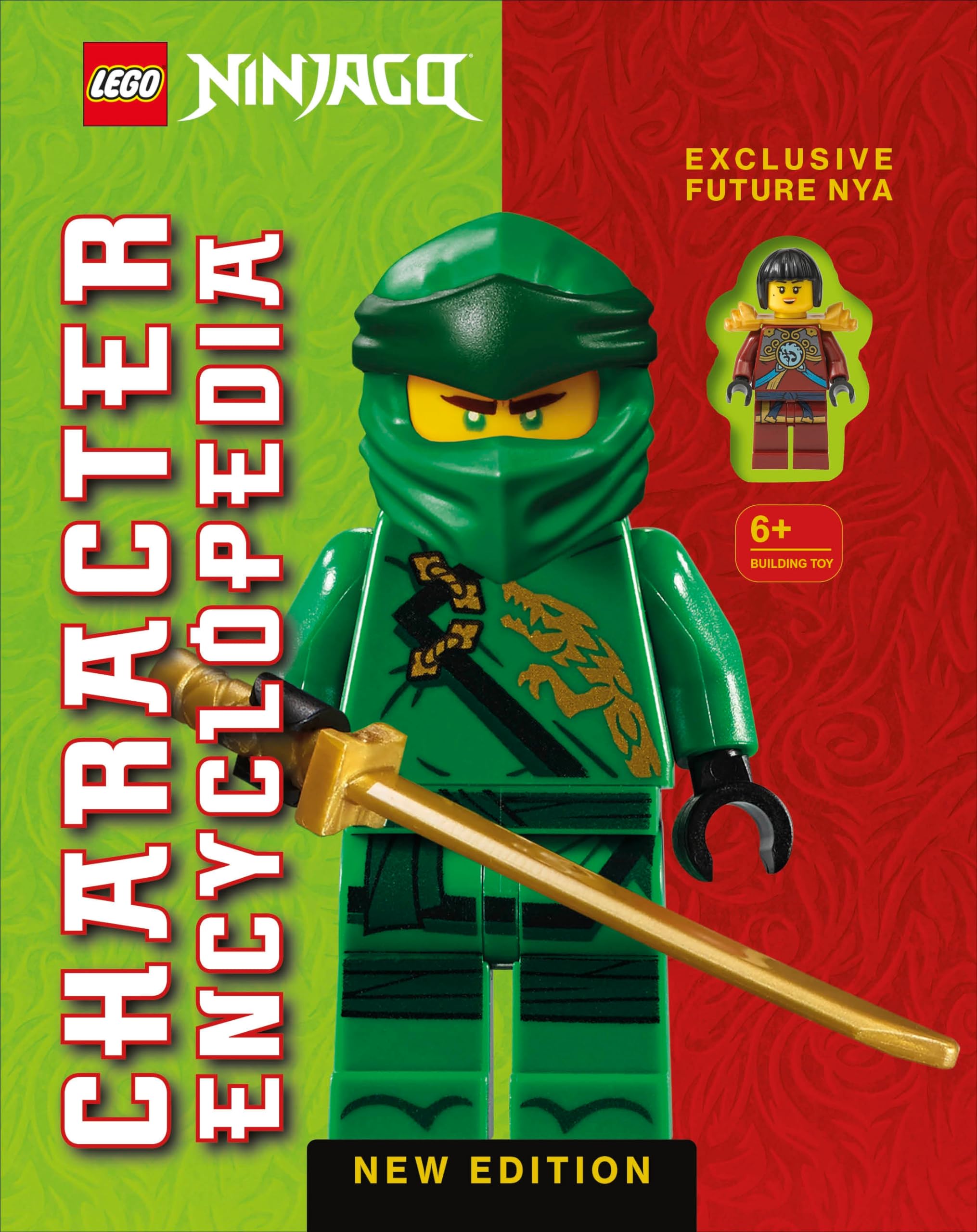 LEGO NINJAGO Character Encyclopedia New Edition with Exclusive Future Nya Minifigure | Official LEGO Collectible Book for Kids & Adults | Perfect for Gifts, Display, and Ninjago Fans Collection