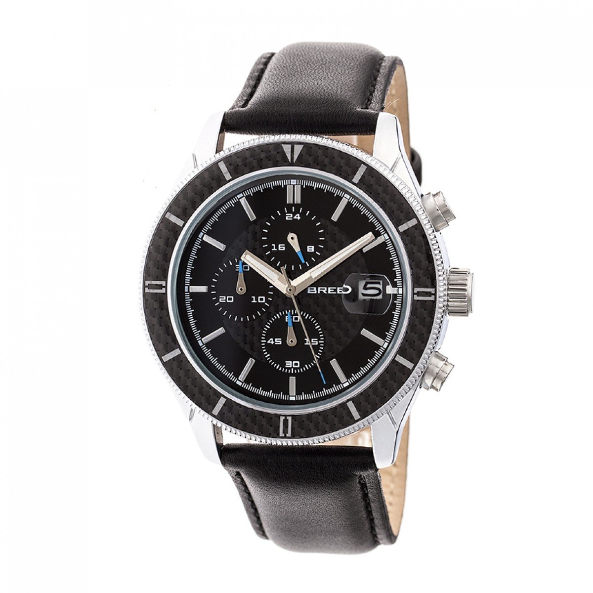 Breed Maverick Chronograph Stainless Steel Bracelet Watch with Date Display - Perfect for Men's Fashion, Business & Casual Wear