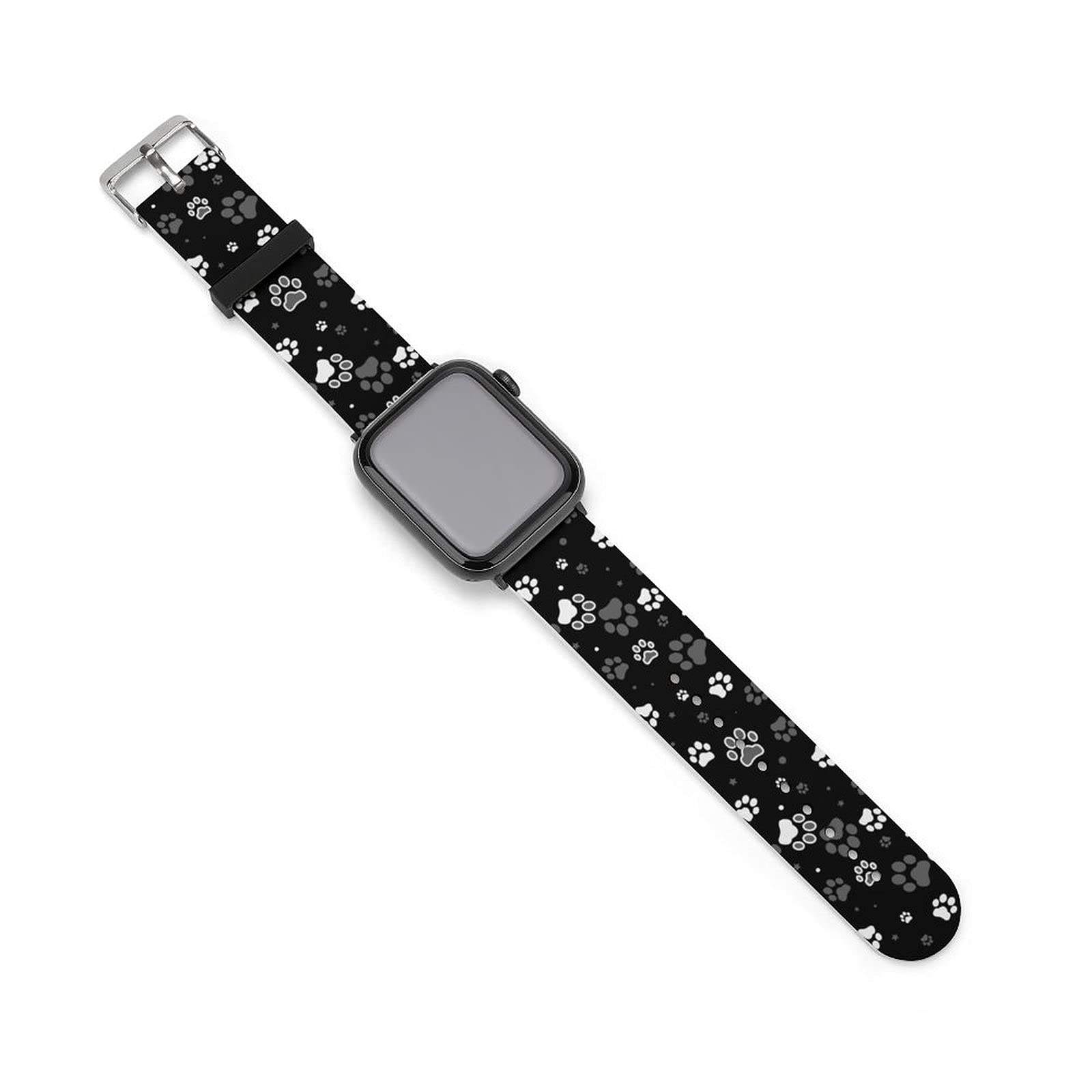 Sunflower & American Flag Apple Watch Bands Compatible with 38mm 40mm 42mm 44mm - Replacement Strap with Classic Buckle for iWatch Series SE/6/5/4/3/2/1 - Stylish Unisex Band for Workout, Office & Everyday Wear