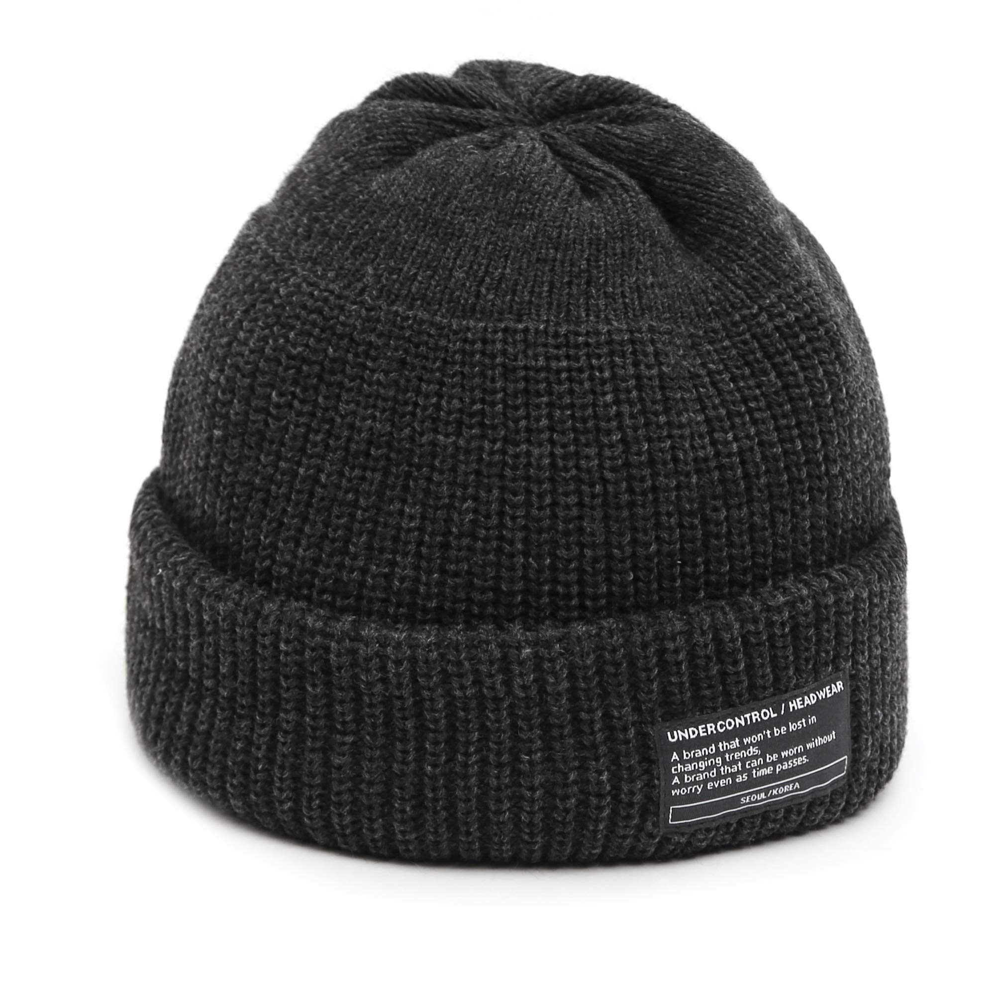 UNDERCONTROL Winter Fisherman Beanie for Men & Women - Unisex Docker Skull Cap, Roll-Up Watch Hat in Multiple Colors - Perfect for Cold Weather, Outdoor Activities & Casual Style
