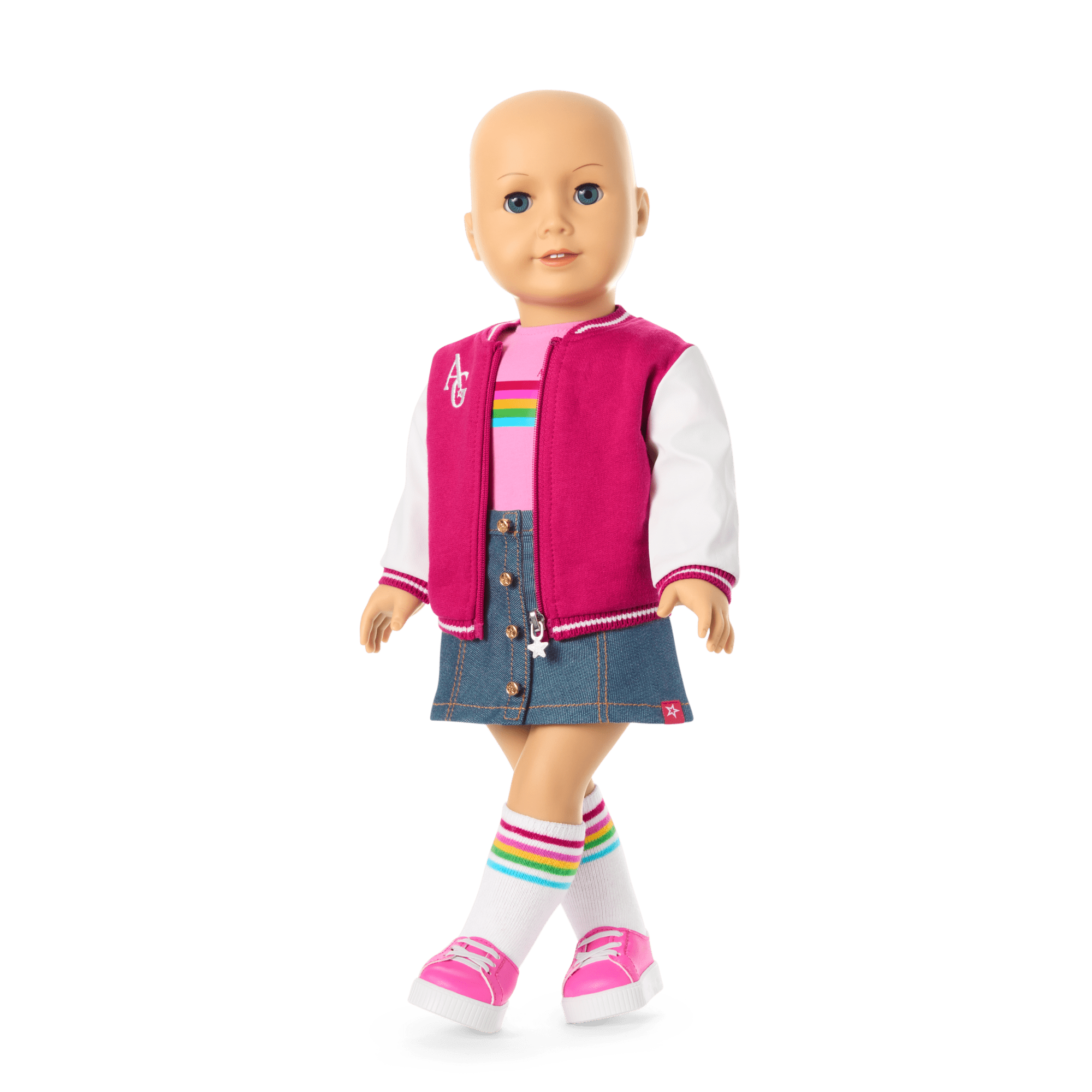 Truly Me™ 18 Inch Doll #105 - Bald Fashion Doll for Kids | Perfect for Collecting, Role Play, and Customization