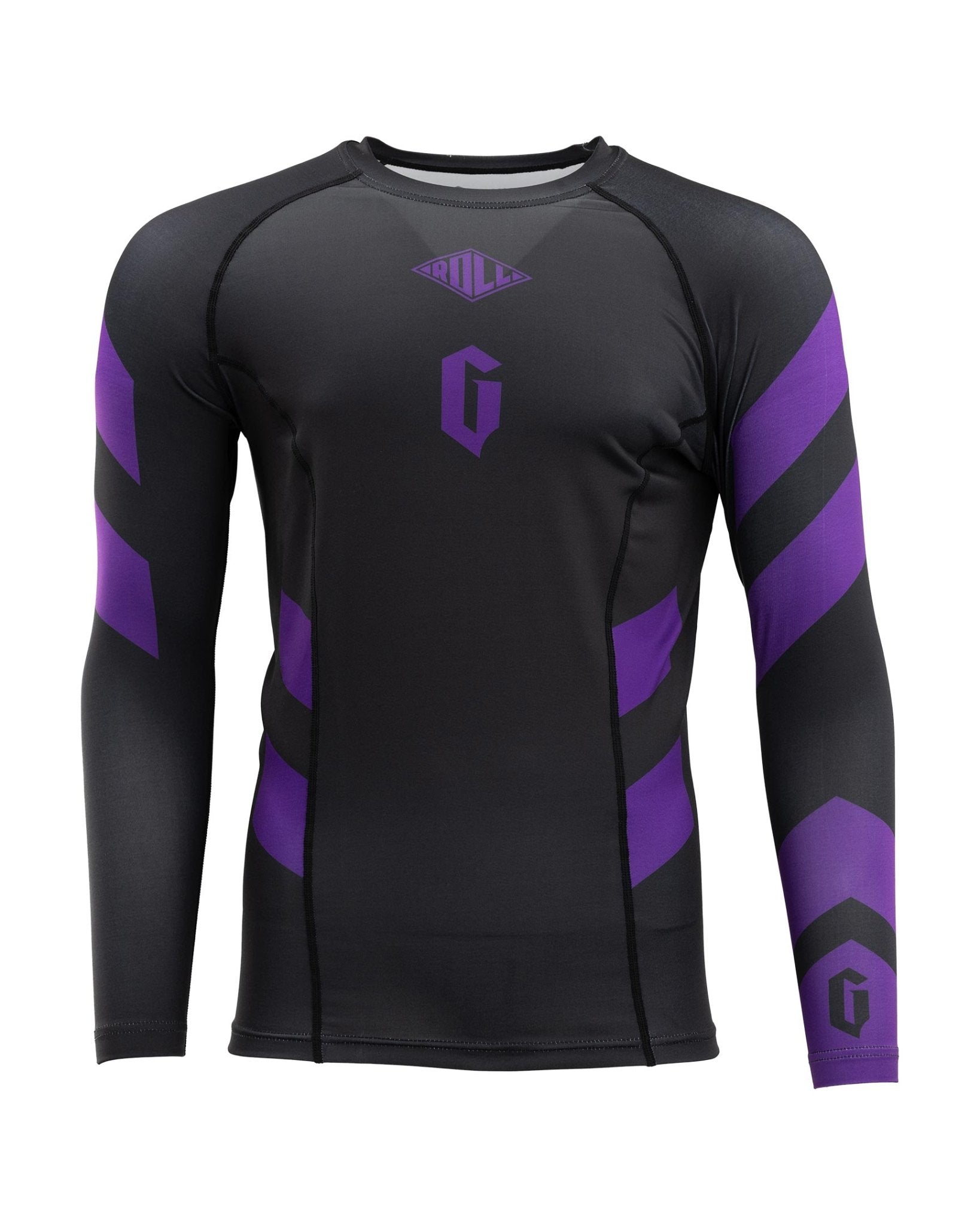 Men's Long Sleeve Pro Ranked Rash Guard - UPF 50+ Sun Protection for Surfing, MMA & Water Sports