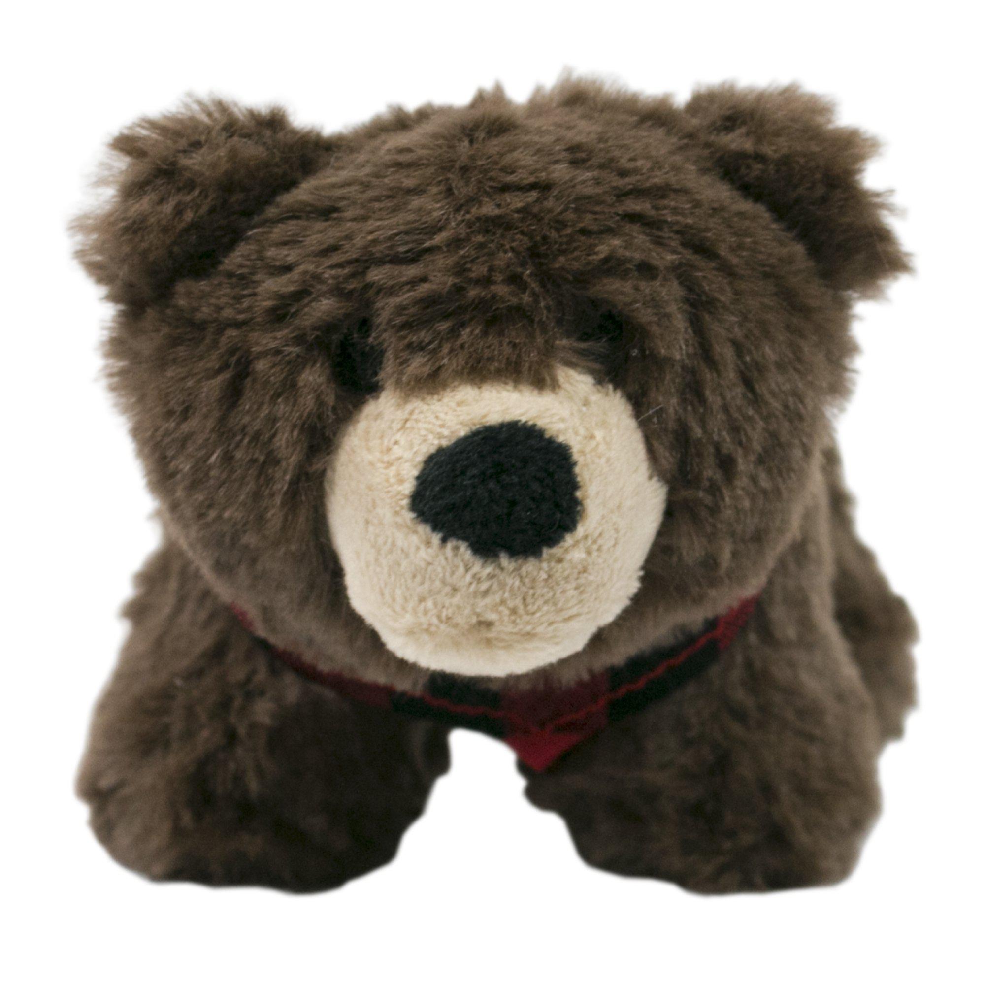 Soft Plush Bandana Bear Squeaker Toy for Dogs - Cute & Durable Chew Toy for Puppies, Small & Medium Dogs - Perfect for Playtime, Training & Grooming Sessions