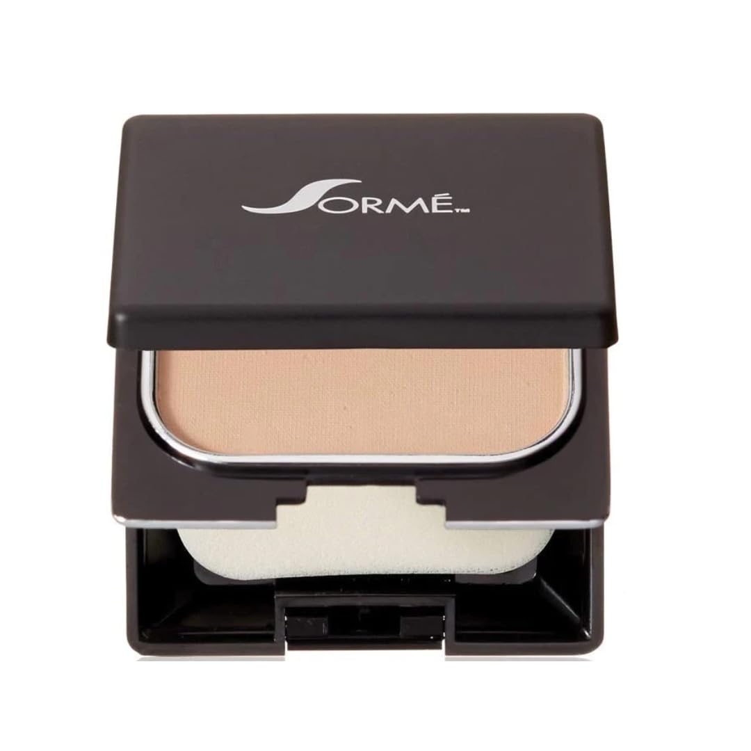 Sorme Cosmetics Believable Finish Powder Foundation - Natural Buff Shade | Oil-Control, Long-Lasting Coverage for Flawless Matte Look | Perfect for Daily Wear & Special Occasions