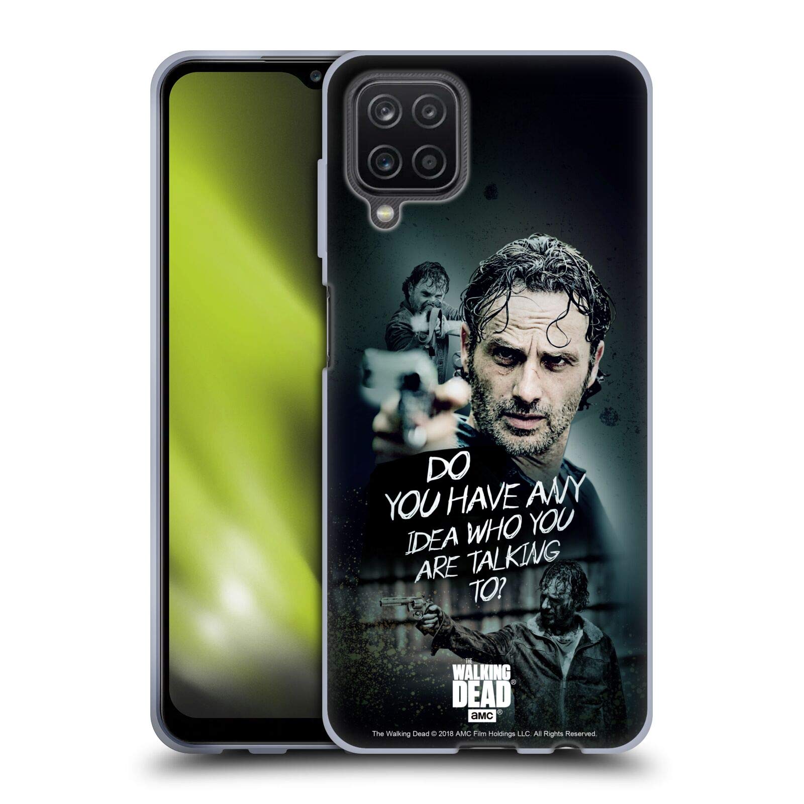 Head Case Designs Officially Licensed AMC The Walking Dead Rick Grimes Legacy Soft Gel Case for Samsung Galaxy A12 (2020) - Durable Protection for Fans & Daily Use