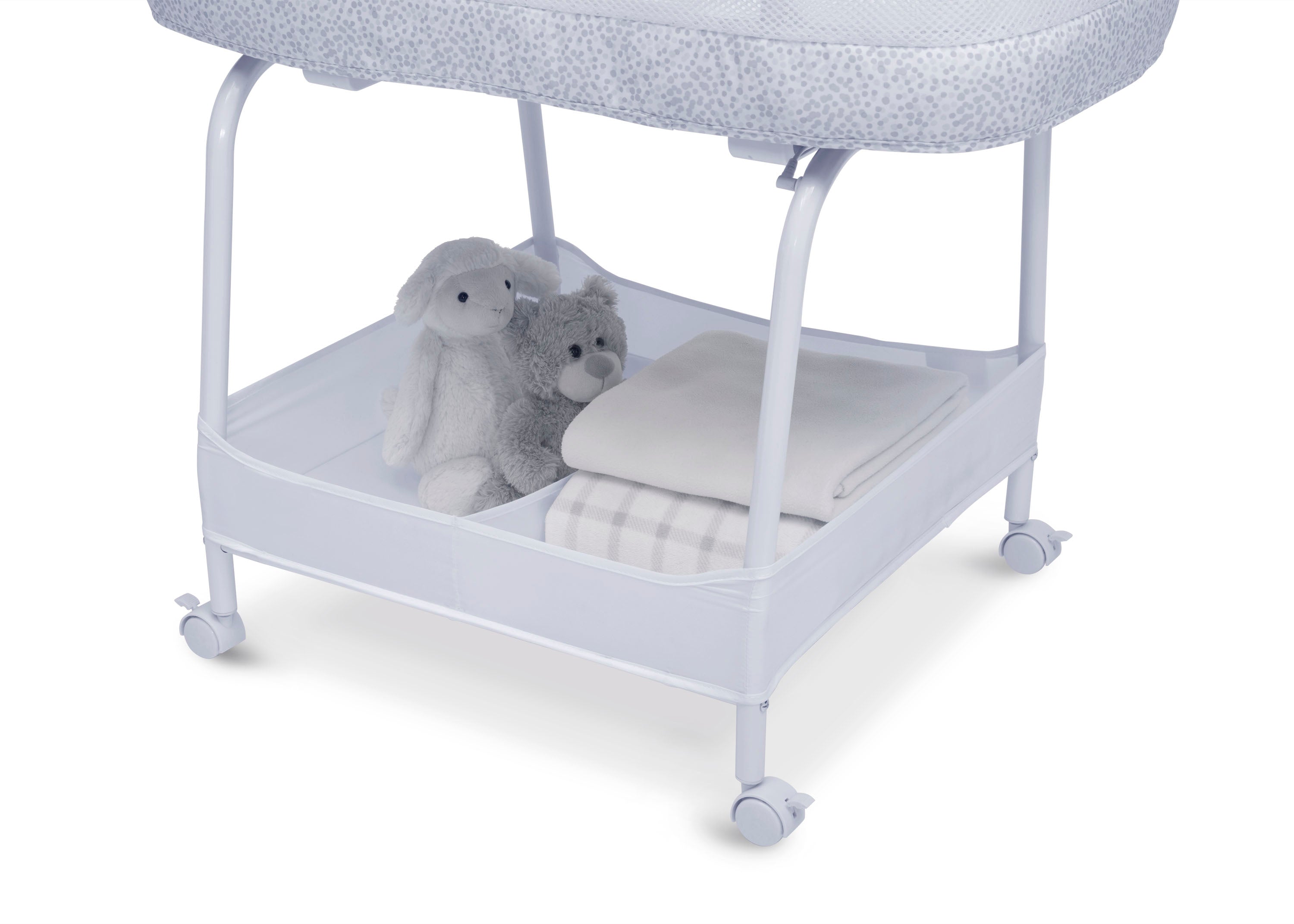 SmartSleep Auto Glide Bluetooth Bassinet for Babies - Soothing Motion & Sound Machine for Nursery, Bedroom & Travel Use