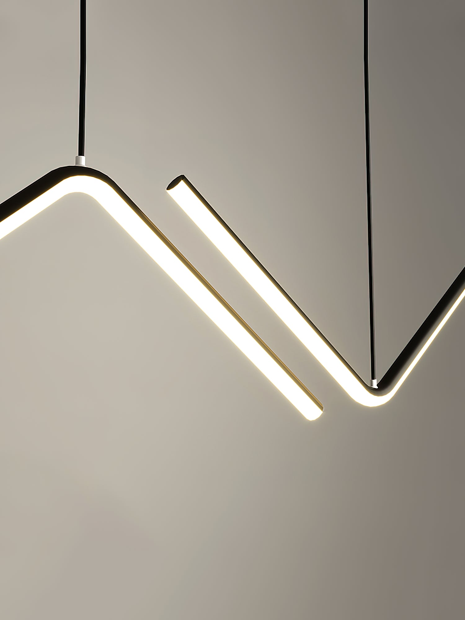 Modern Creative Silicone Line Pendant Lamp - Adjustable LED Hanging Light for Living Room, Bedroom, Dining Room & Office Decor