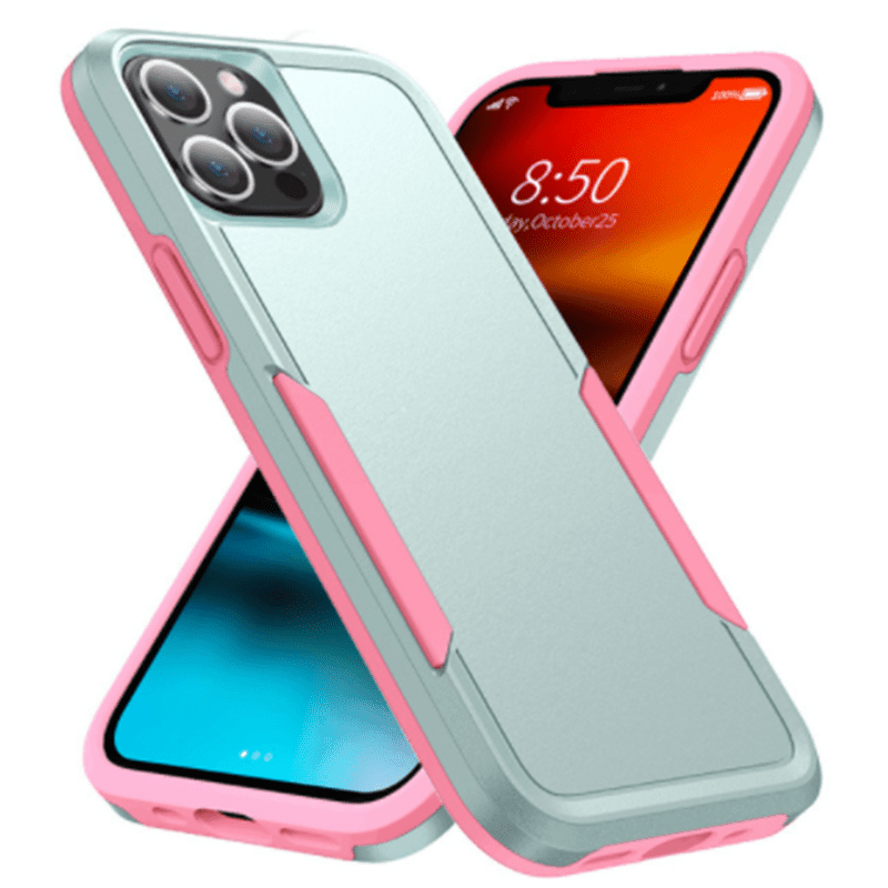 Shockproof iPhone 15 Pro Case - Rugged Silicone Hard Cover with Military-Grade Protection | Perfect for Outdoor Adventures, Work & Travel