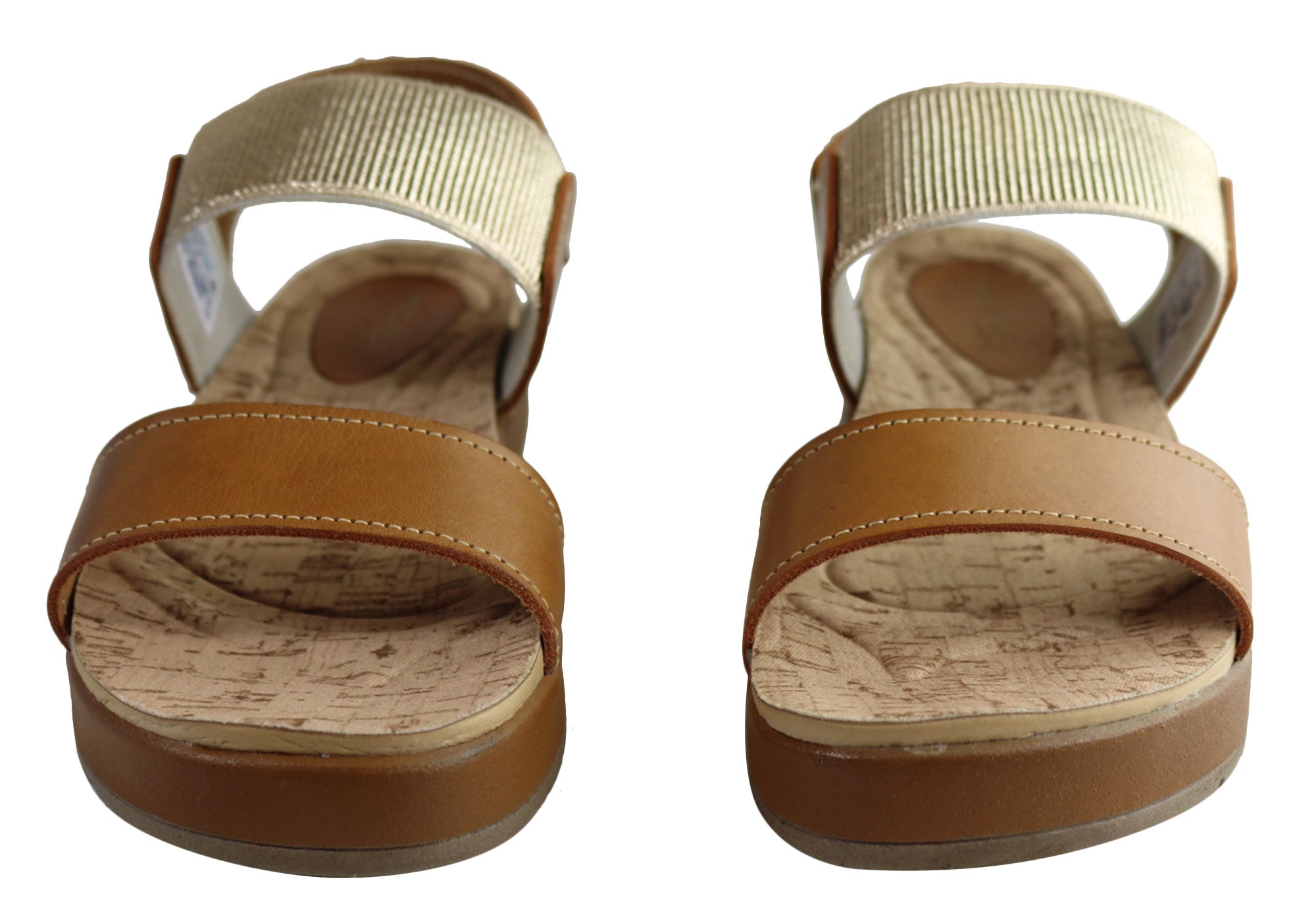 Pegada Rosie Women's Comfort Cushioned Leather Sandals - Handmade in Brazil - Perfect for Beach, Vacation & Summer Outfits