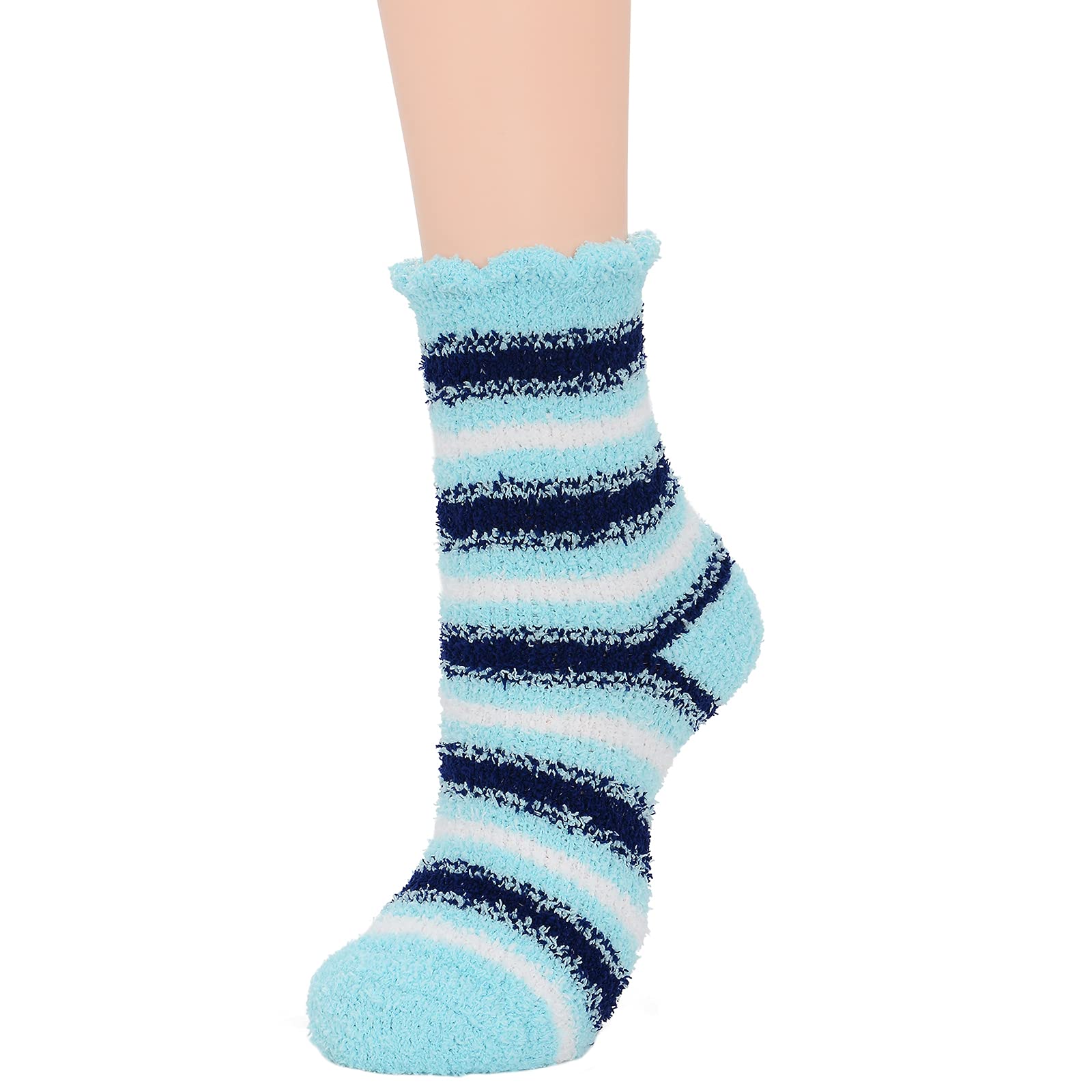 Women's Fuzzy Winter Socks - Ultra Soft Warm Fluffy Socks for Women | Cozy Athletic Outdoor Sports Socks | Perfect for Lounge, Yoga, Running & Cold Weather