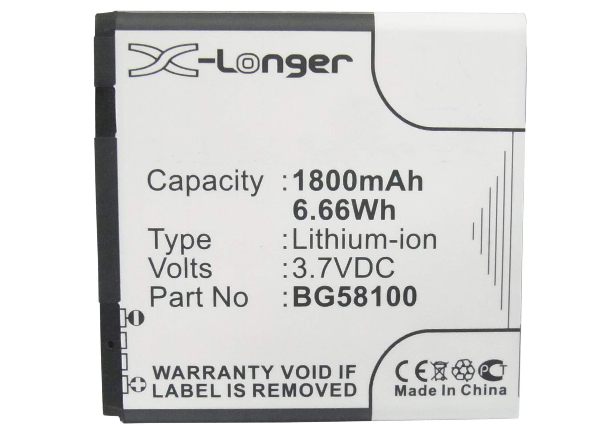 Synergy Digital HTC Radar Battery - 1800mAh Li-Ion for Extended Use