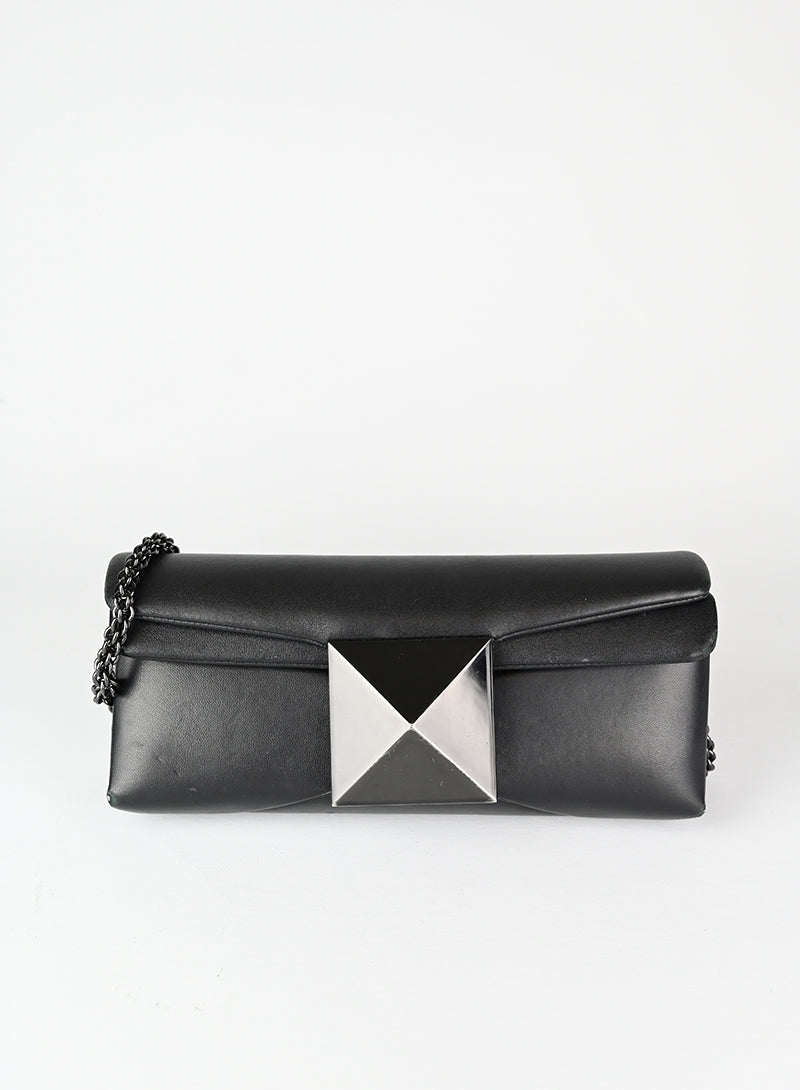 Valentino Black One Stud Crossbody Bag - Stylish & Elegant Shoulder Purse for Women | Perfect for Parties, Dates & Everyday Use