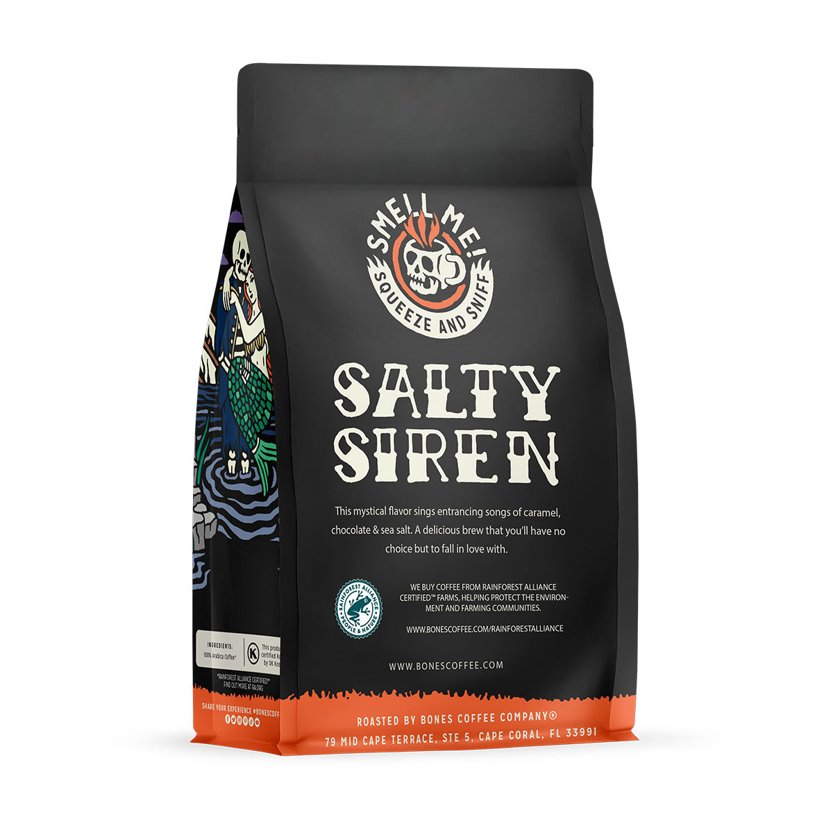 Organic Decaf Coffee Beans - Salty Siren Blend | 12oz Whole Bean Coffee | Perfect for Morning Brew & Afternoon Relaxation