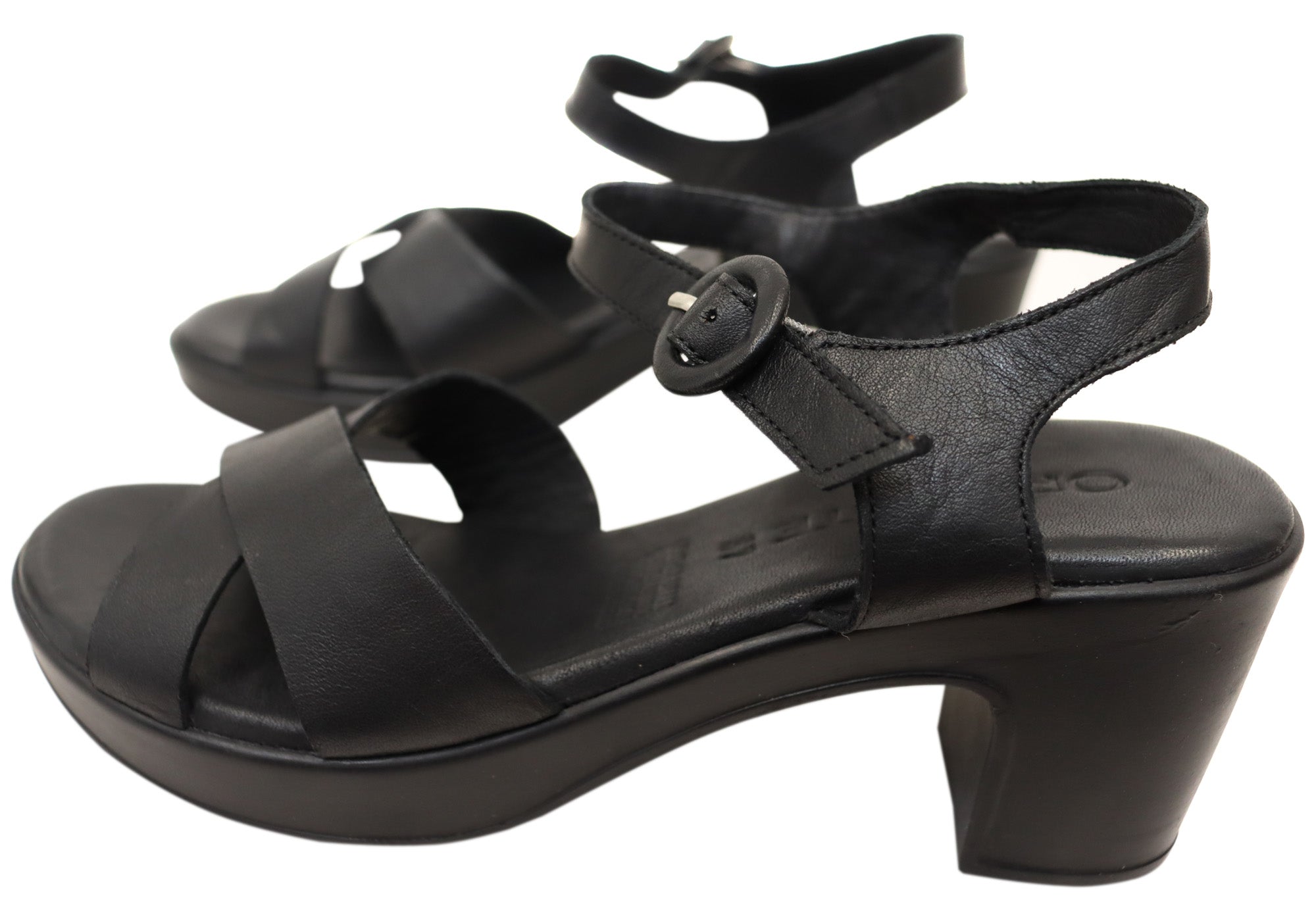 Orizonte Anakee Women's Comfortable European Leather Heel Sandals - Elegant Dress Shoes for Weddings, Parties & Office Wear