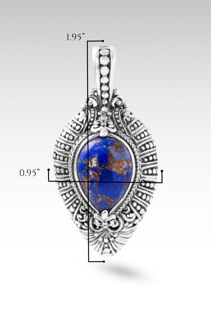 Promise Keeper Pendant™ - Genuine Lapis Lazuli Necklace for Women | Spiritual Jewelry Gift for Protection & Manifestation | Perfect for Meditation, Energy Healing & Daily Wear