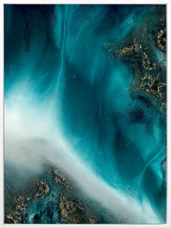 Coastal Flow Canvas Art Print - Beach & Ocean Wall Decor for Living Room, Bedroom - Perfect for Home & Office