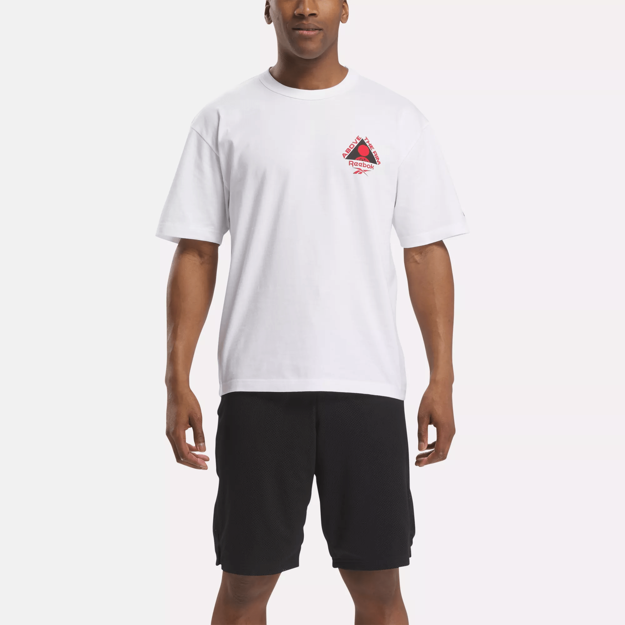 Men's Above the Rim Basketball T-Shirt - Breathable Cotton Jersey Tee for Streetball & Casual Wear - Perfect for Basketball Games, Gym Workouts & Everyday Style