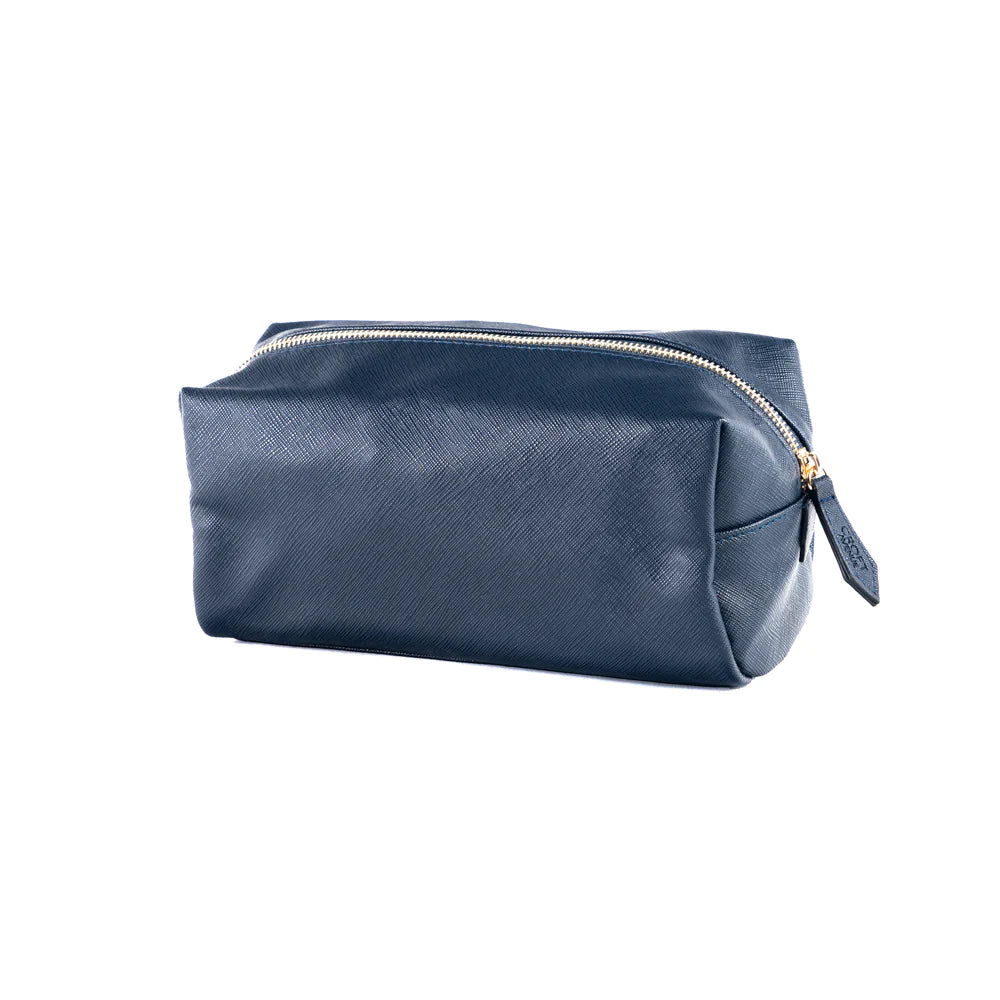 Premium Alexa Leather Toiletry Bag for Men & Women - Waterproof Travel Cosmetic Organizer - Perfect for Gym, Vacation & Business Trips