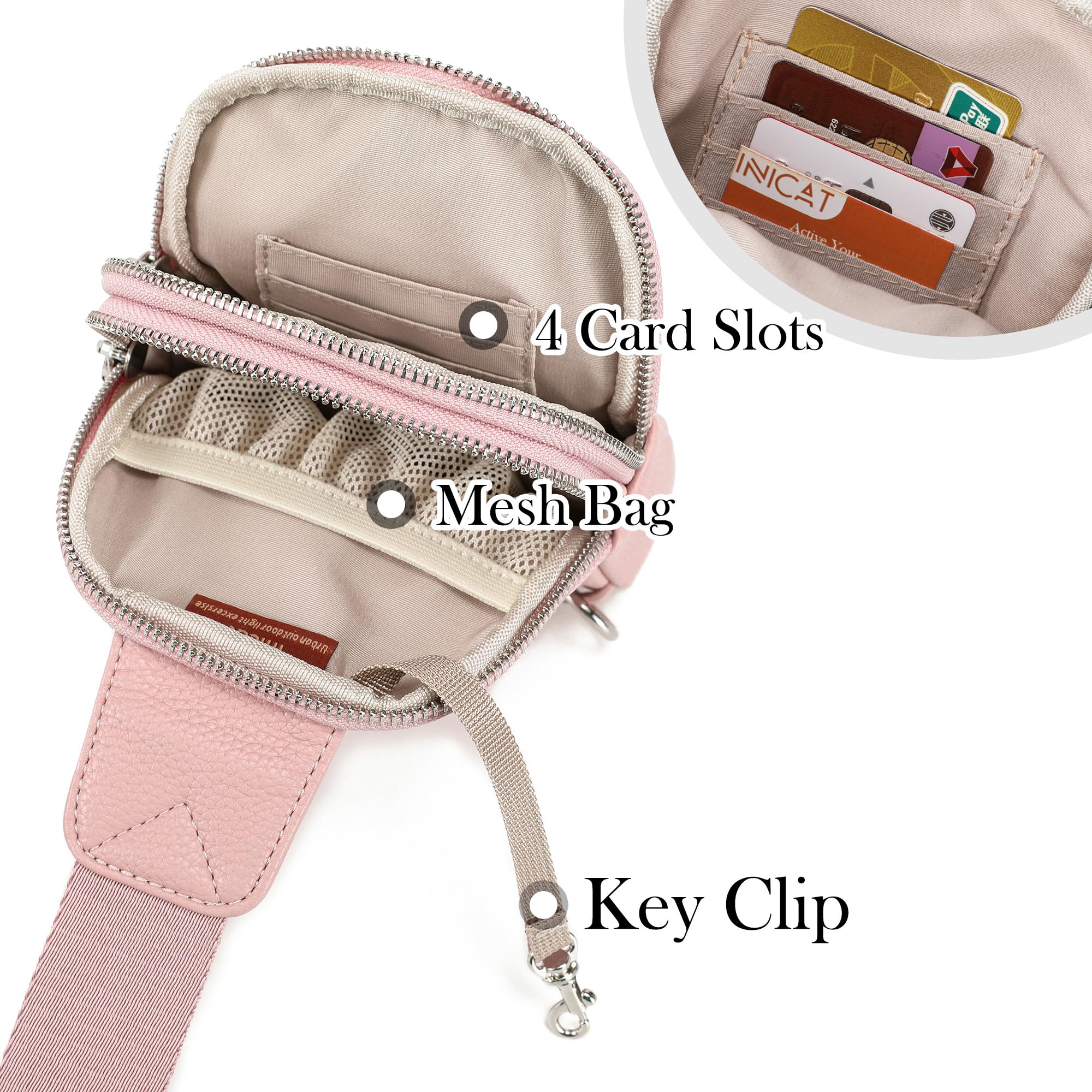 Haytijoe Women's Anti-Theft Crossbody Sling Bag - Lightweight Travel Purse with Adjustable Strap for Phone, Wallet & Essentials | Perfect for Travel, Commuting & Daily Use