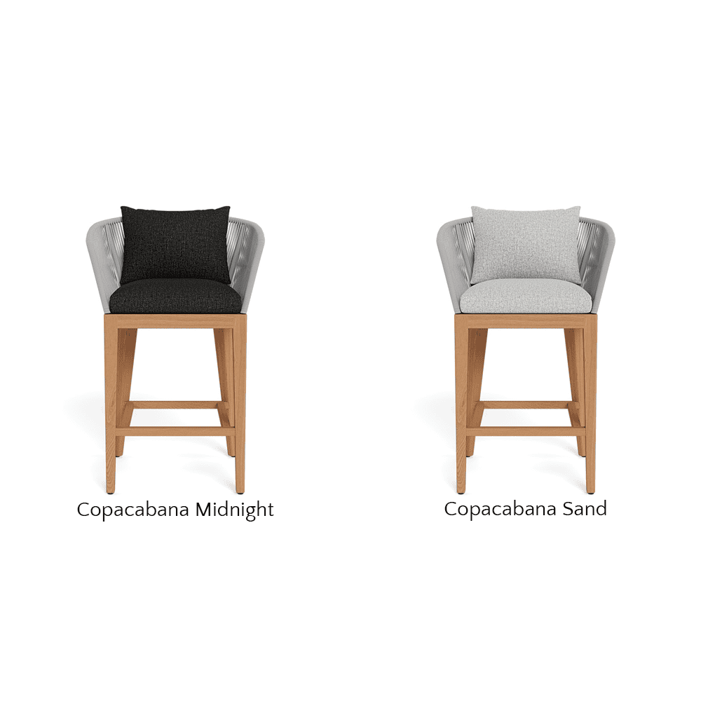 Avalon Outdoor Bar Stool - Weather-Resistant Patio Stool for Backyard, Deck, or Poolside - Perfect for Outdoor Dining & Entertaining