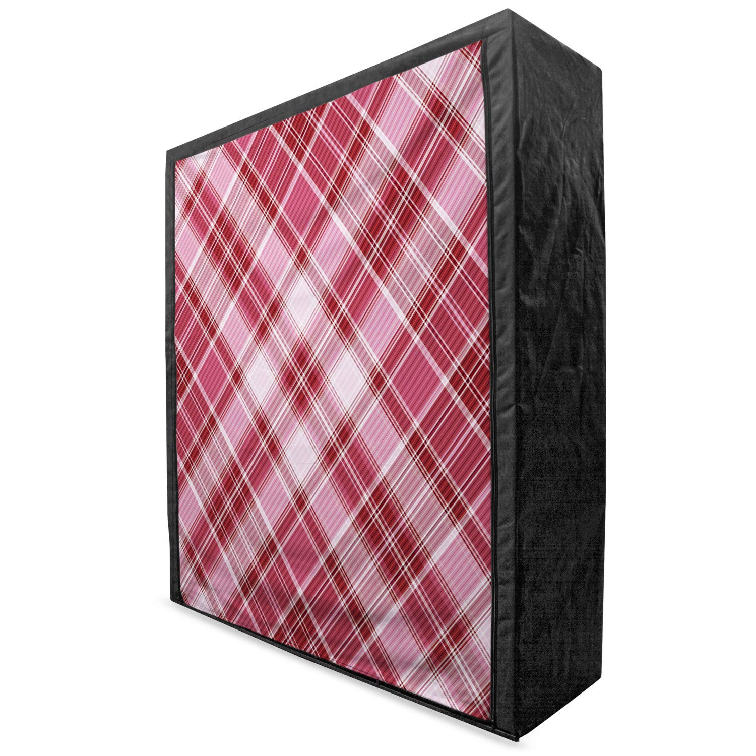 Ambesonne Checkered Portable Fabric Wardrobe - 59