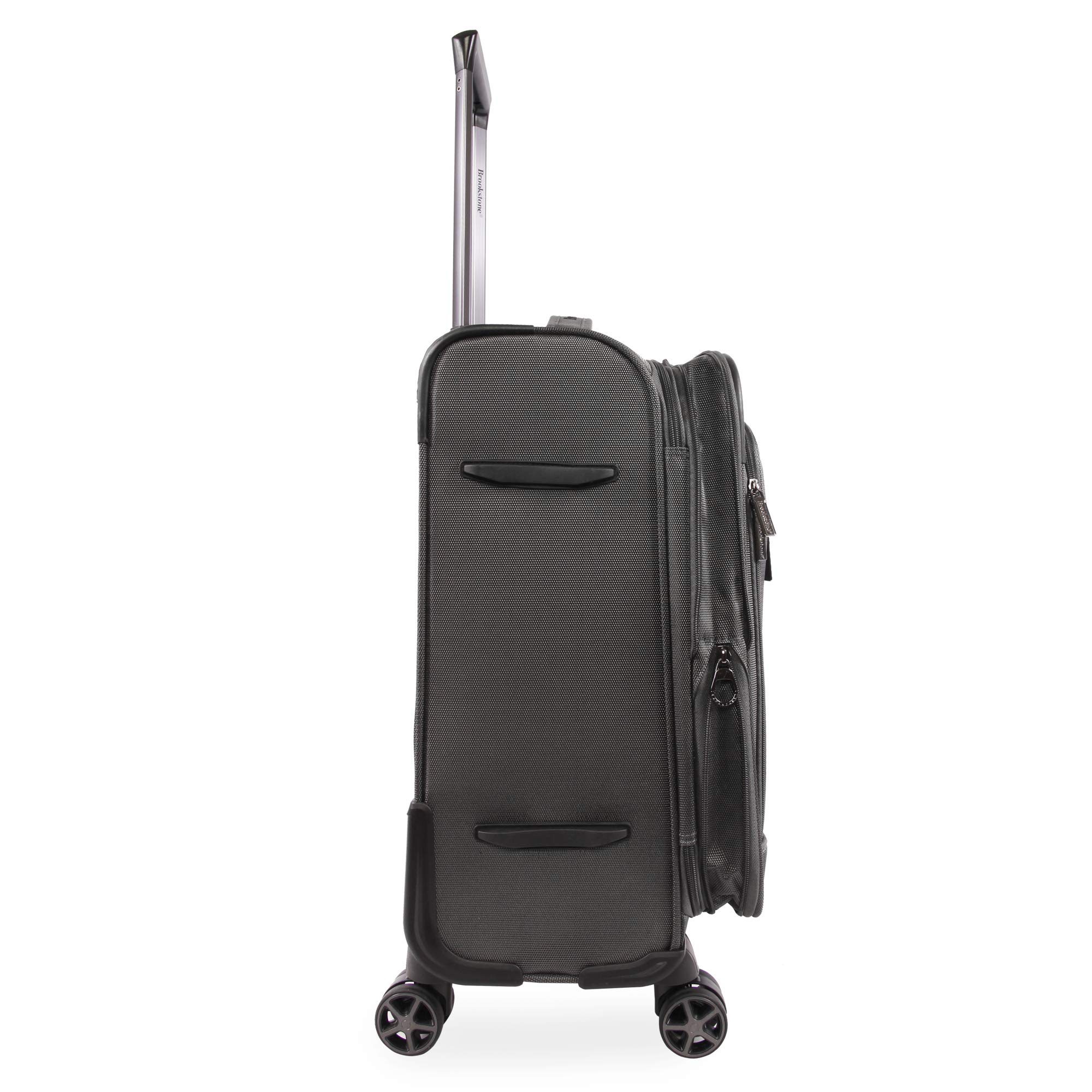 Elswood 2-Piece Softside Spinner Luggage Set - Dark Charcoal - Lightweight Expandable Suitcase for Travel, Business Trips & Vacations - 20