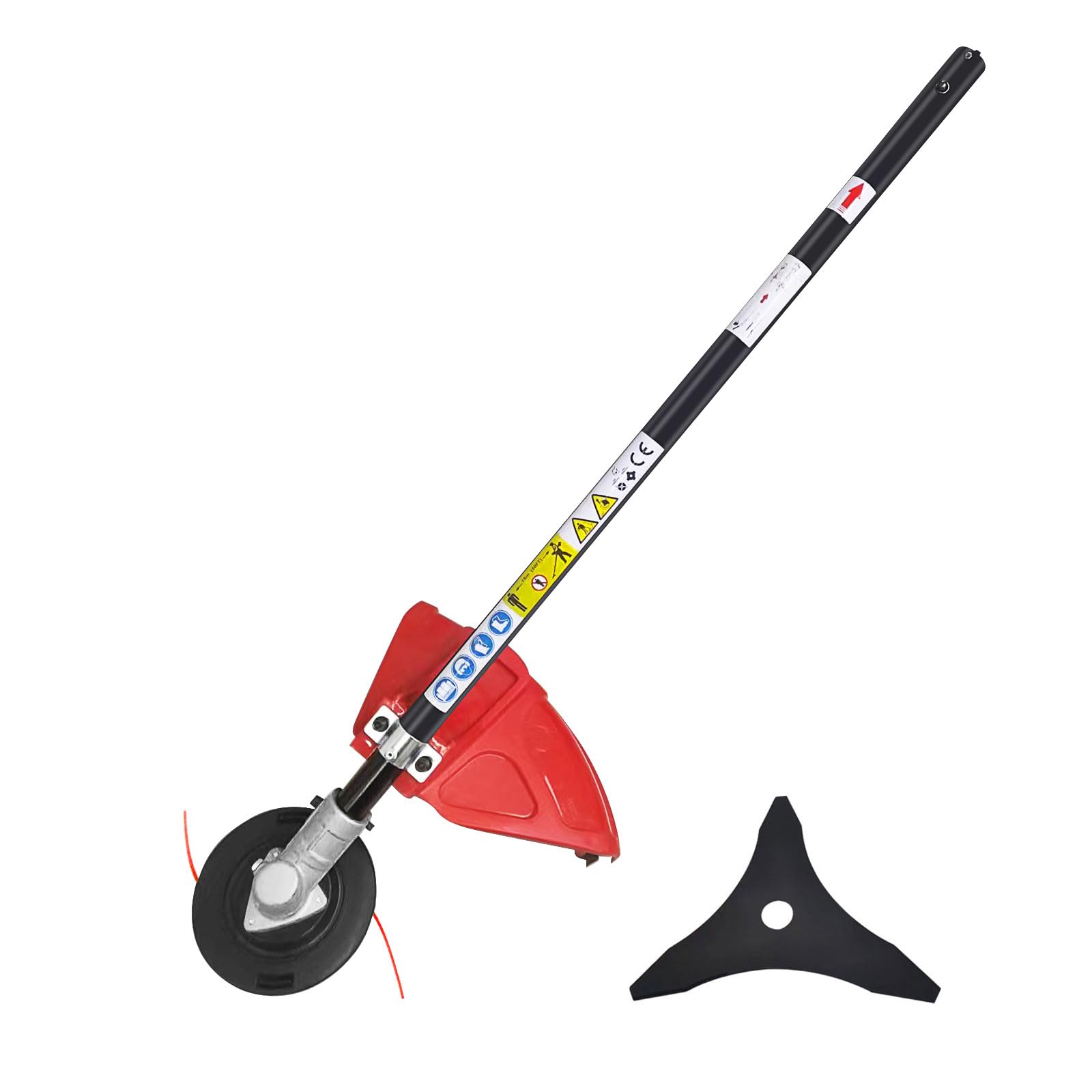 9-Inch 3-Tooth Brush Cutter Blade & String Trimmer Head Attachment – Compatible with MTD, Ryobi, Homelite, Husqvarna 128LD & Most Gas-Powered Trimmers – Ideal for Lawn Care, Landscaping & Heavy-Duty Weed Cutting