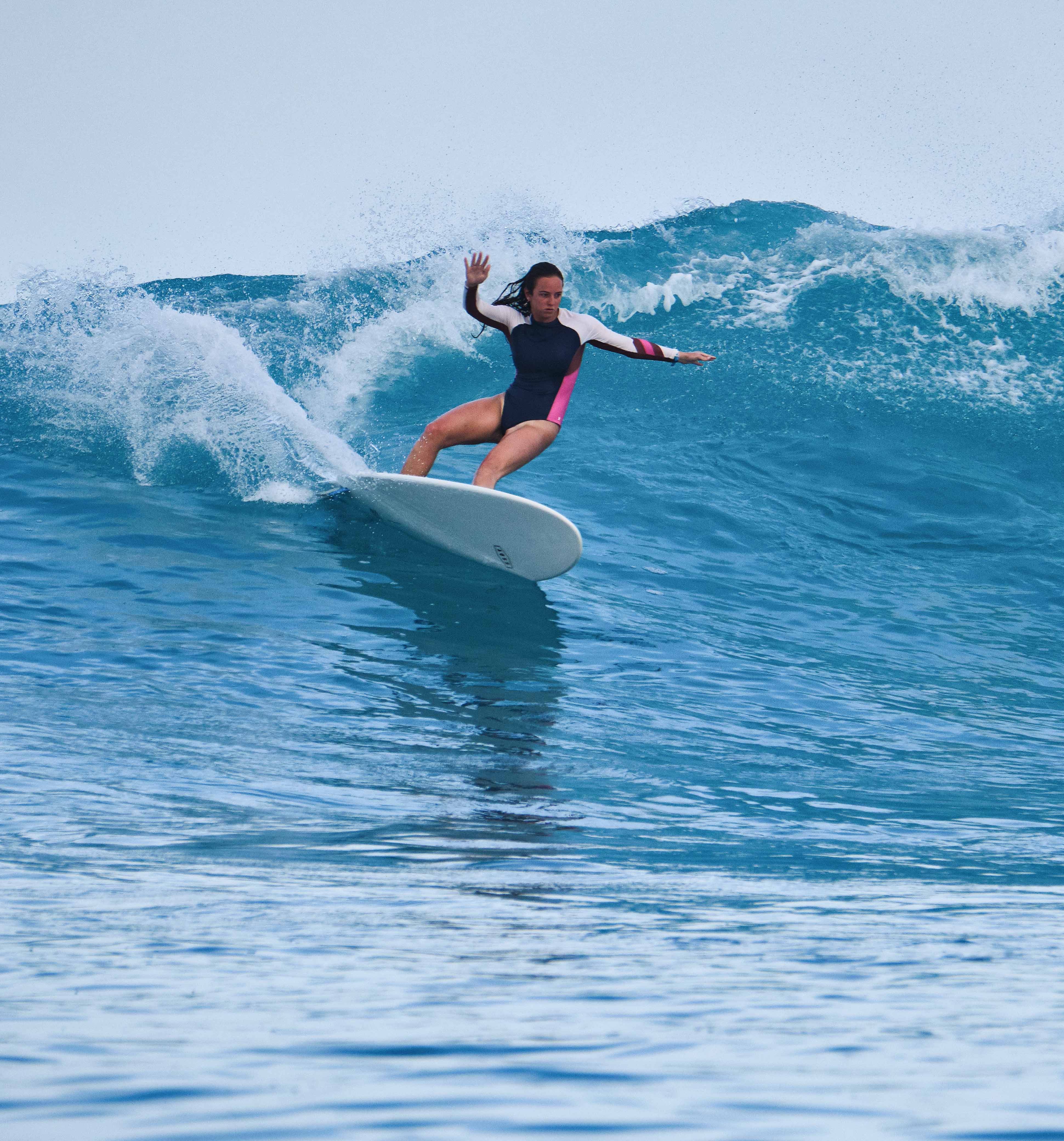 Mahi Mahi Mini Mal Surfboard - Premium Clearskin Design for Smooth Riding | Perfect for Beginners & Small Waves Surfing