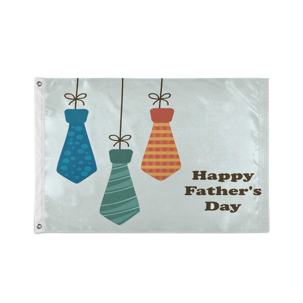 3x5 Feet Happy Father's Day Flag with Brass Grommets - Double Stitched Windproof Outdoor Banner for Home, Garden, Boat & Party Decorations | Perfect for Indoor & Outdoor Celebrations