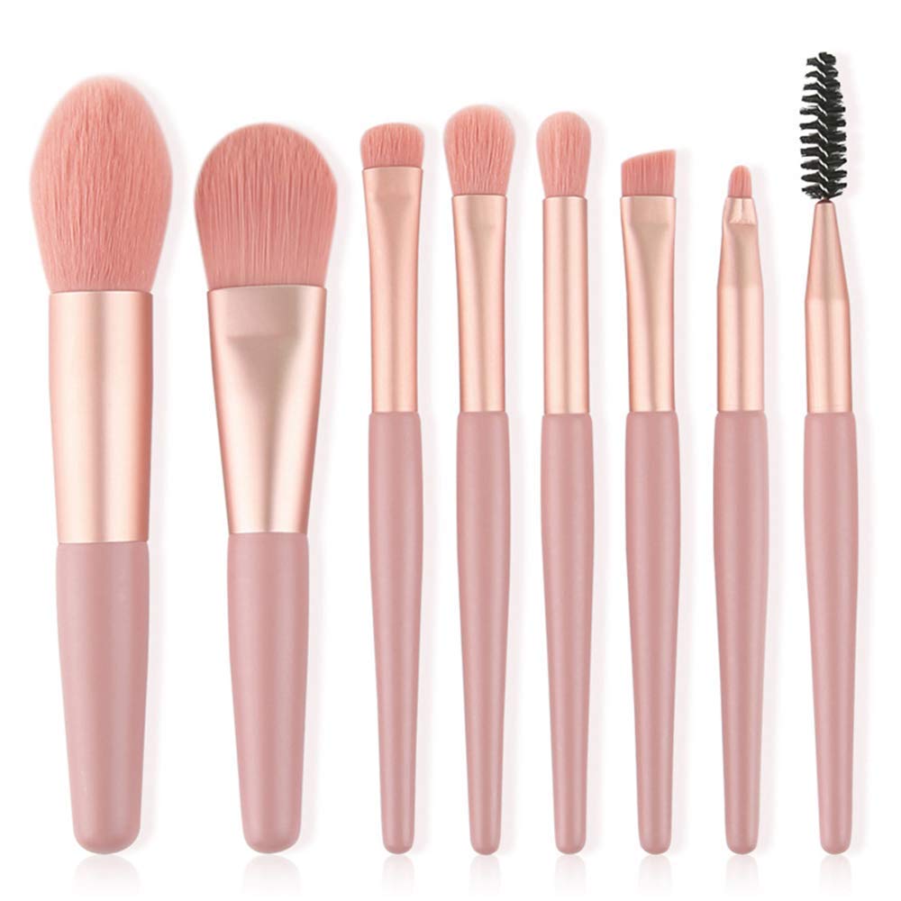 Horoly 8-Piece Professional Makeup Brush Set - Foundation, Blending & Cosmetic Brushes Kit for Flawless Makeup Application - Perfect for Daily Use, Travel & Professional Makeup Artists