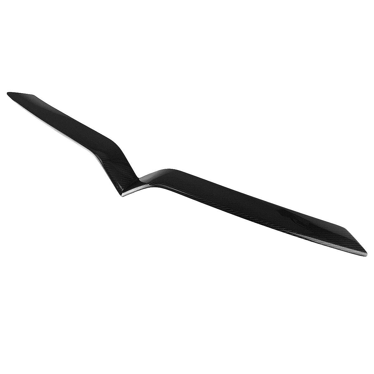 Tesla Model X Front Real Carbon Fiber Grille Cover Trim for 2016-2021 - Premium Twill Weave Design for Enhanced Style & Protection | Perfect for Car Enthusiasts & Custom Upgrades