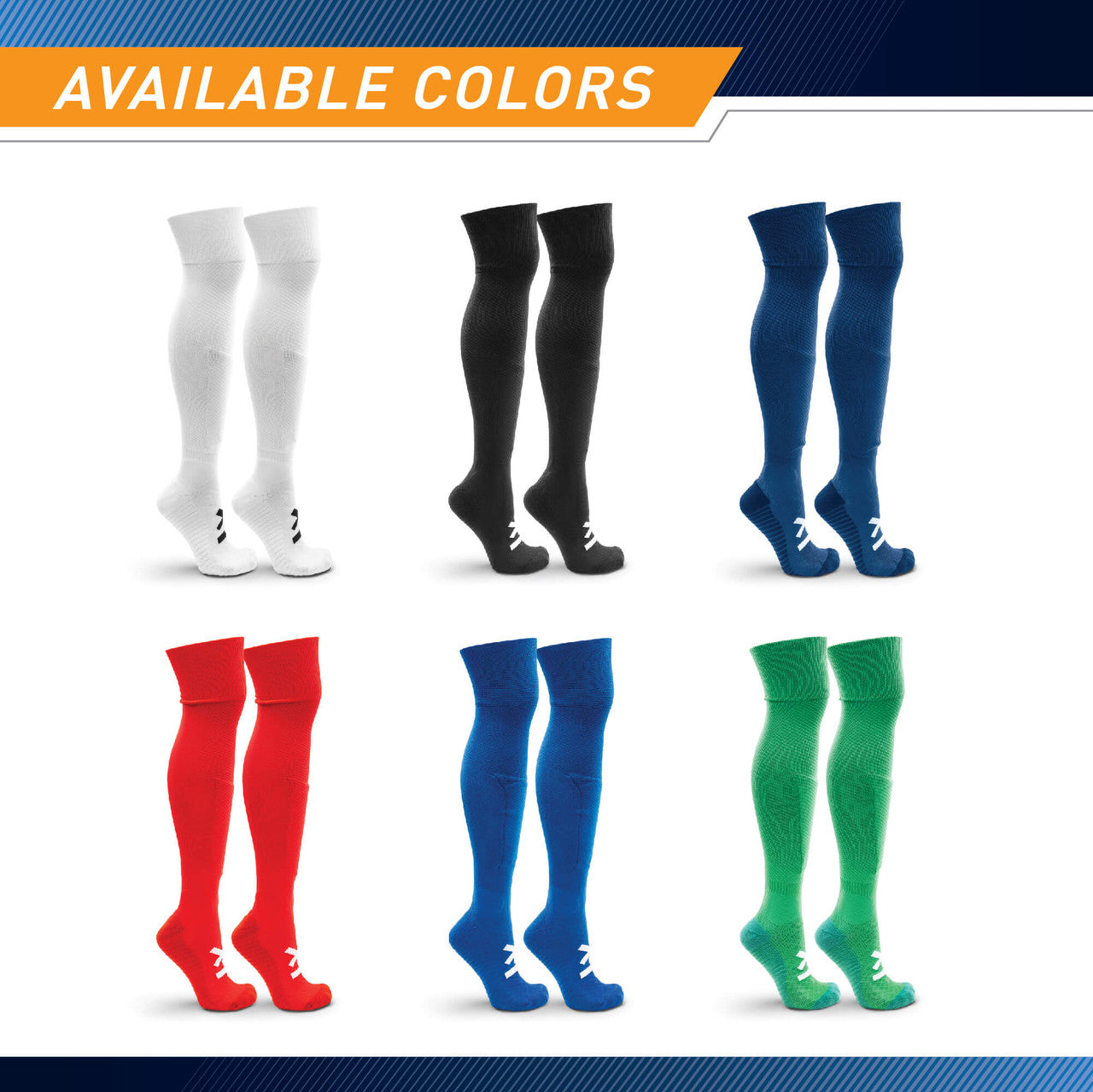 Marcy Sports Soccer Socks - Compression Socks for Shin Guards & Athletic Performance | Perfect for Soccer, Running & Sports Training