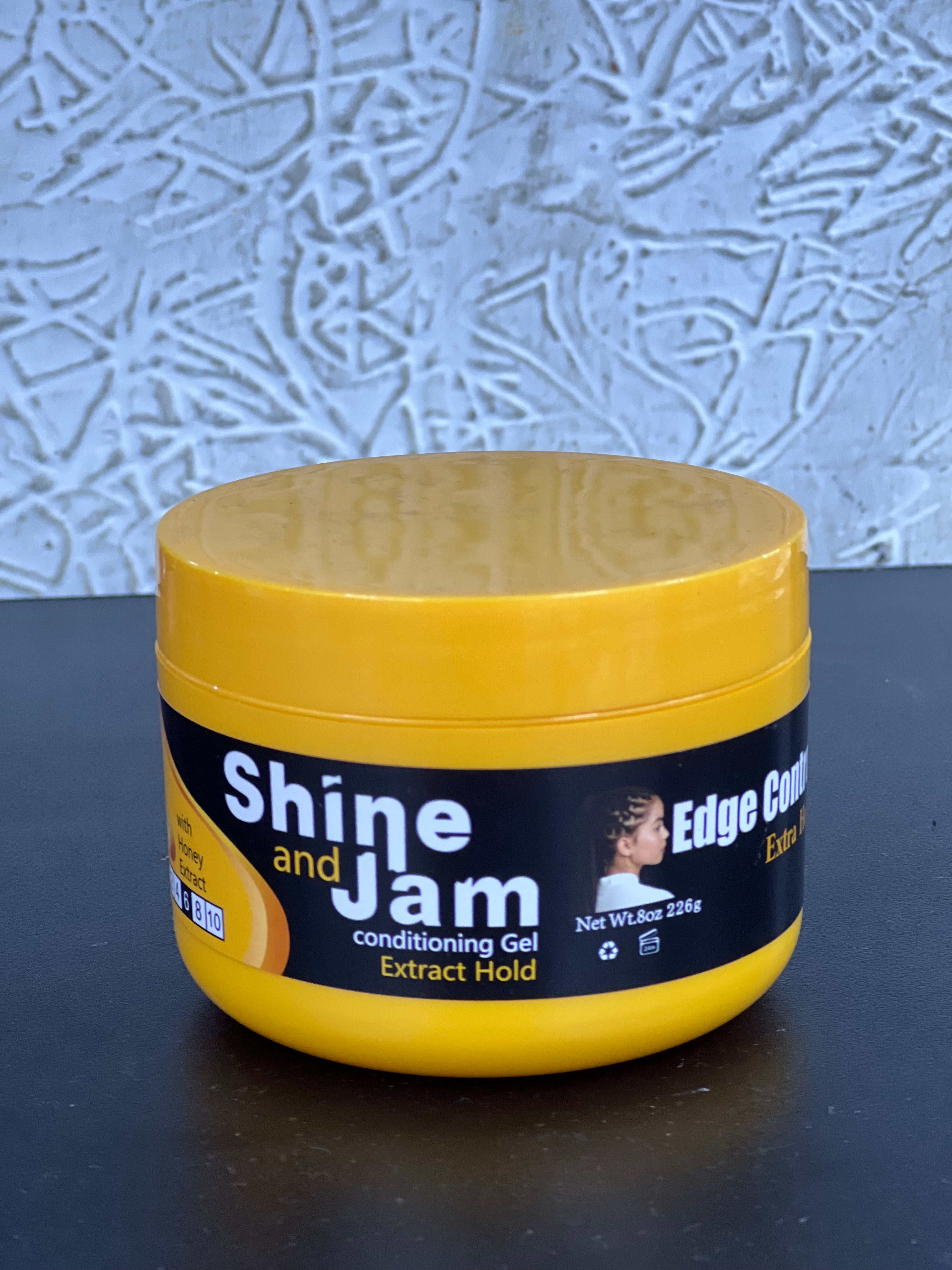 Shine and Jam Hair Conditioning Gel (100g) - Hydrating & Styling for Curly, Wavy & Straight Hair - Perfect for Daily Use & Salon Styling