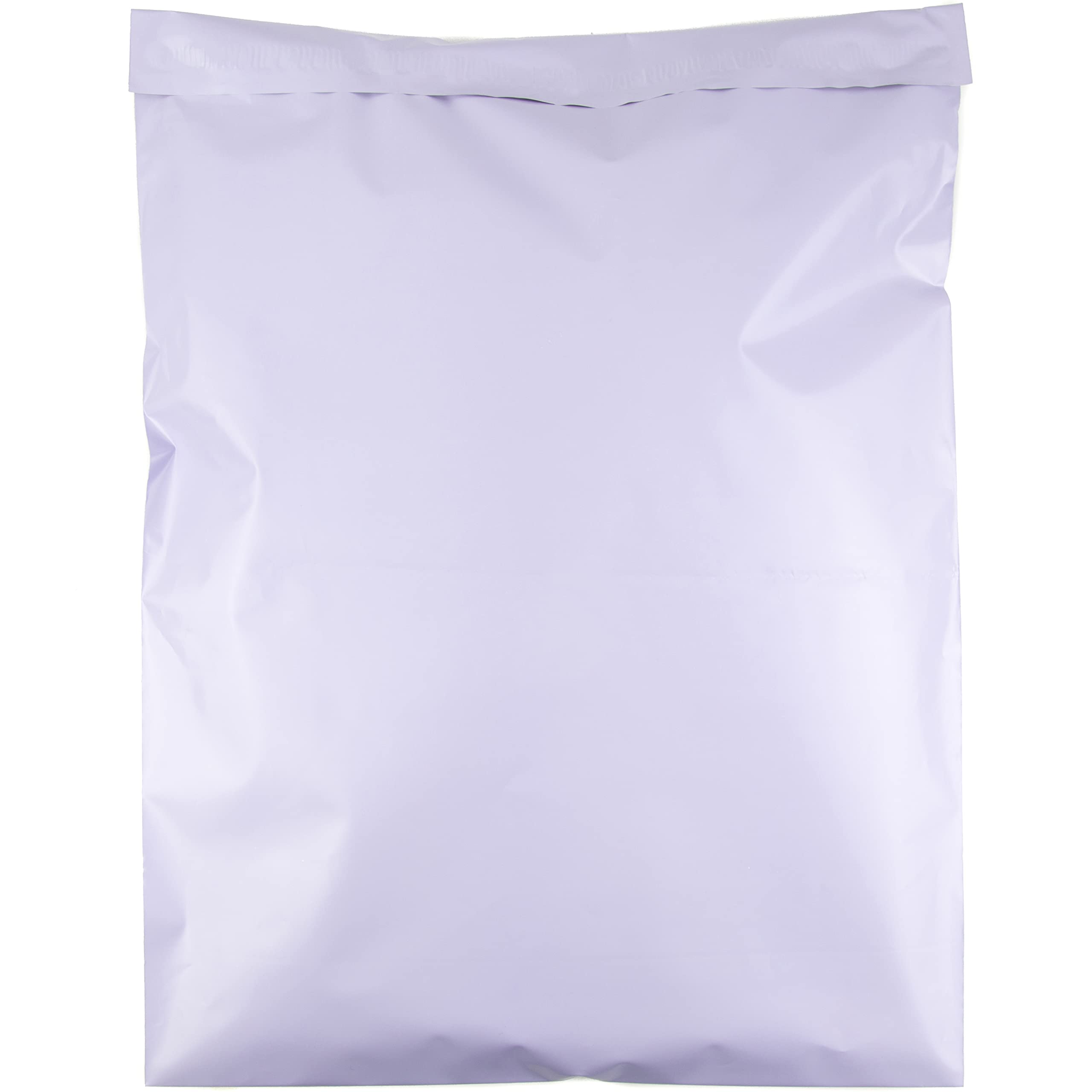 50 Pack Lavender Purple Poly Mailers 14.5 x 19 Inches - Waterproof Shipping Envelopes for Ecommerce, Clothing & Subscription Boxes - Durable Mailing Bags for Online Stores, Small Business Packaging & Gift Wrapping