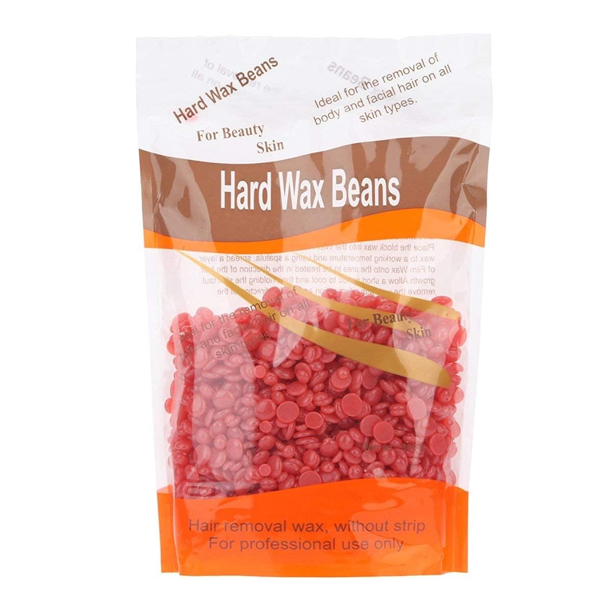 Hard Wax Beans for Painless Hair Removal - Brazilian Waxing for Face, Eyebrows, Back, Chest, Bikini & Legs - 100g At-Home Waxing Kit | Perfect for DIY Salon-Smooth Skin