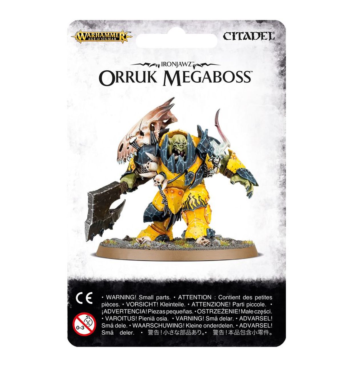 Age of Sigmar Ironjawz: Orruk Megaboss - Warhammer Fantasy Miniature for Tabletop Gaming & Collecting - Perfect for Wargaming Battles and Display